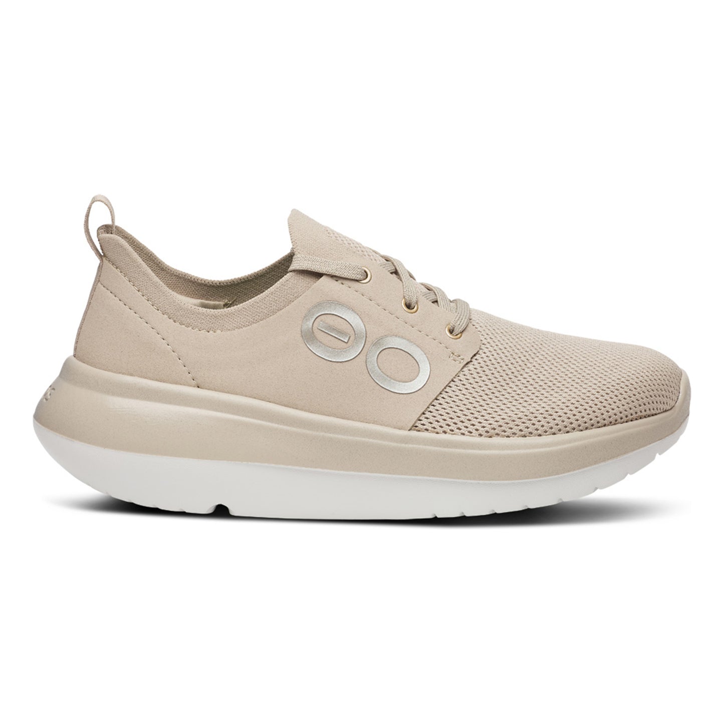 OOFOS OOmy Stride Herstelschoenen Dames - wit, bruin