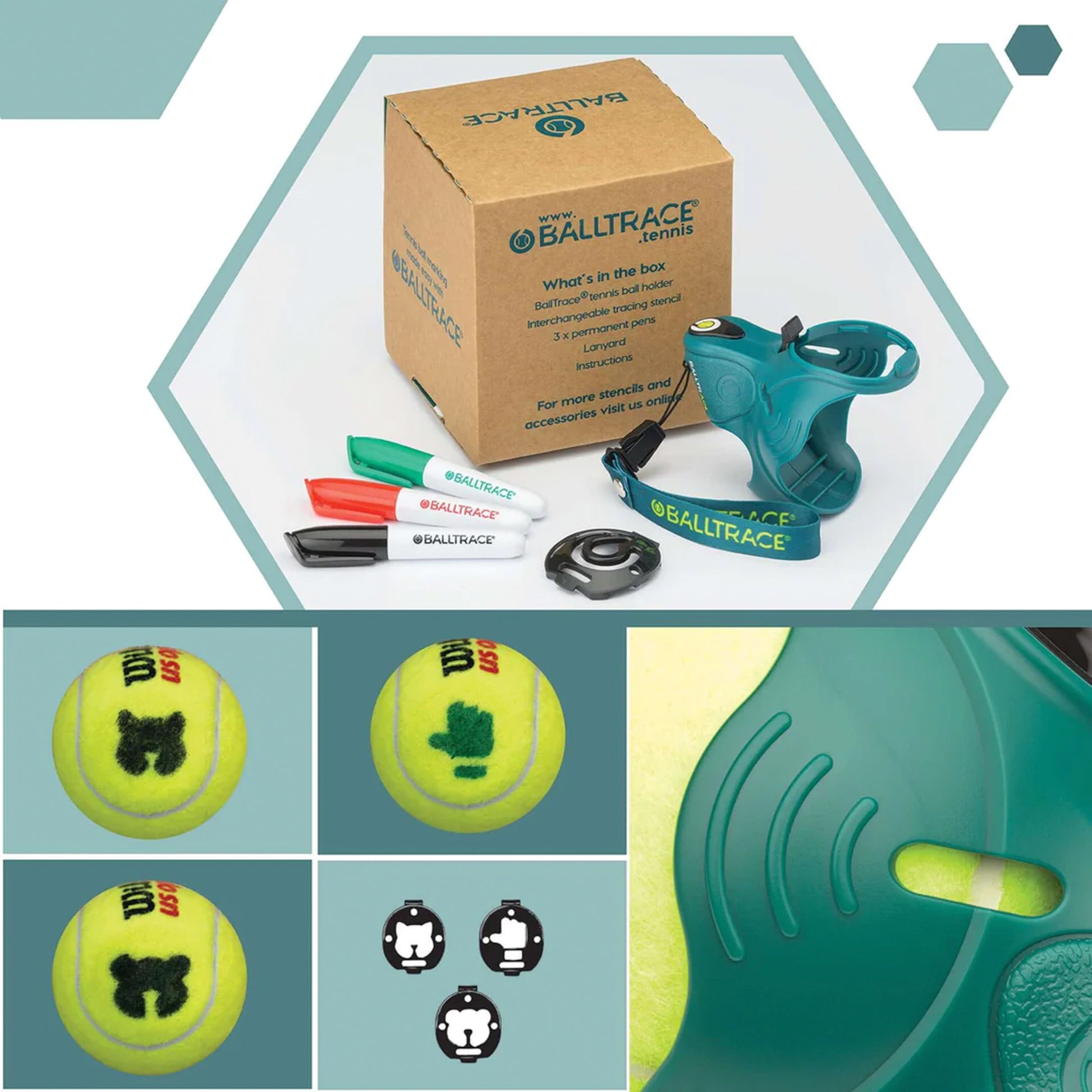 BallTrace Paws & Thumbs Ballenlegger-Groen
