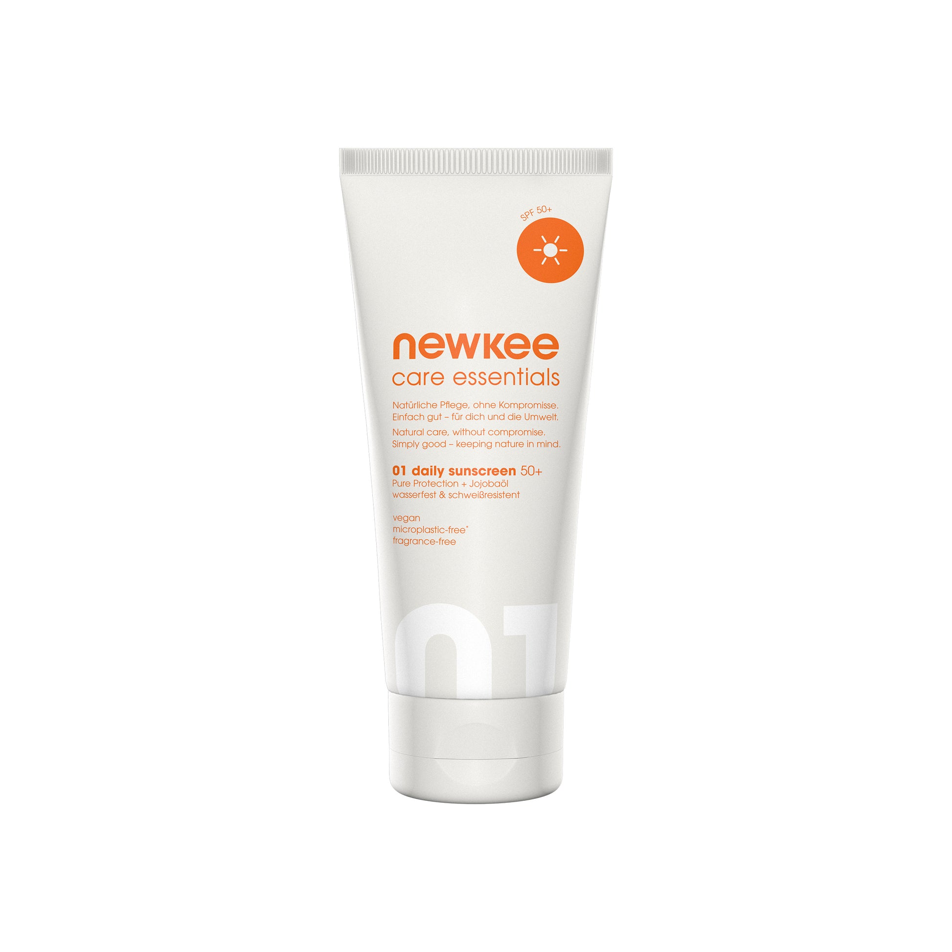 Newkee daily sunscreen 50+ Cosmétiques - blanc, orange