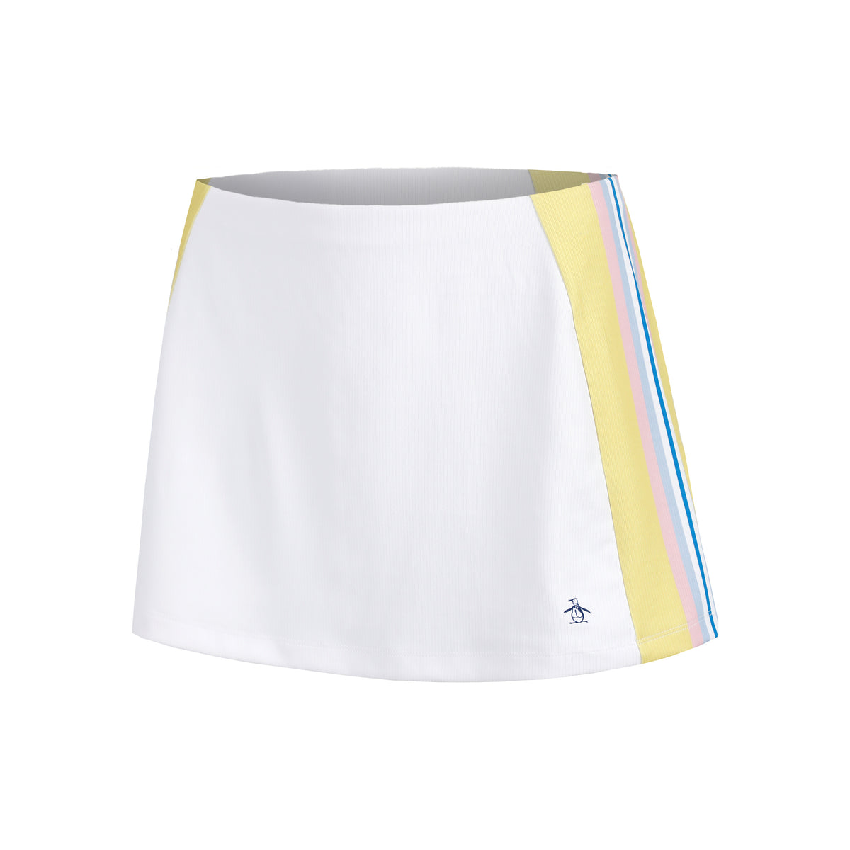 Original Penguin Side Striped Ribbed Rok Dames-Wit