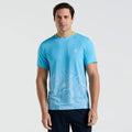 Performance Ombre T-shirt Hommes-Bleu Clair