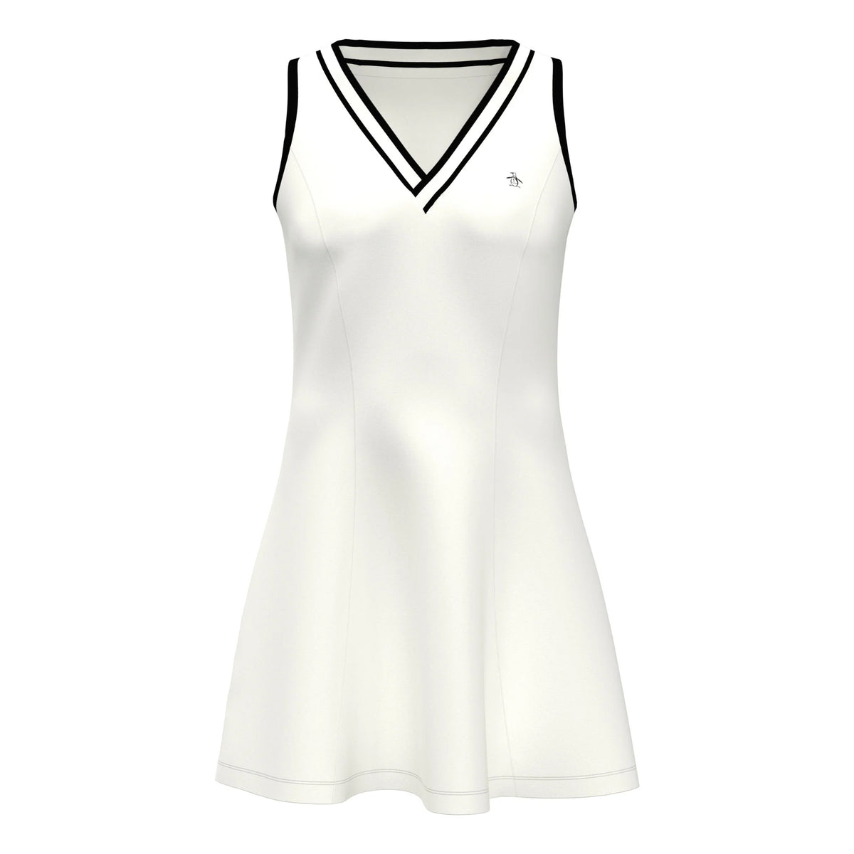 Original Penguin Contrast Jurk Dames-Wit