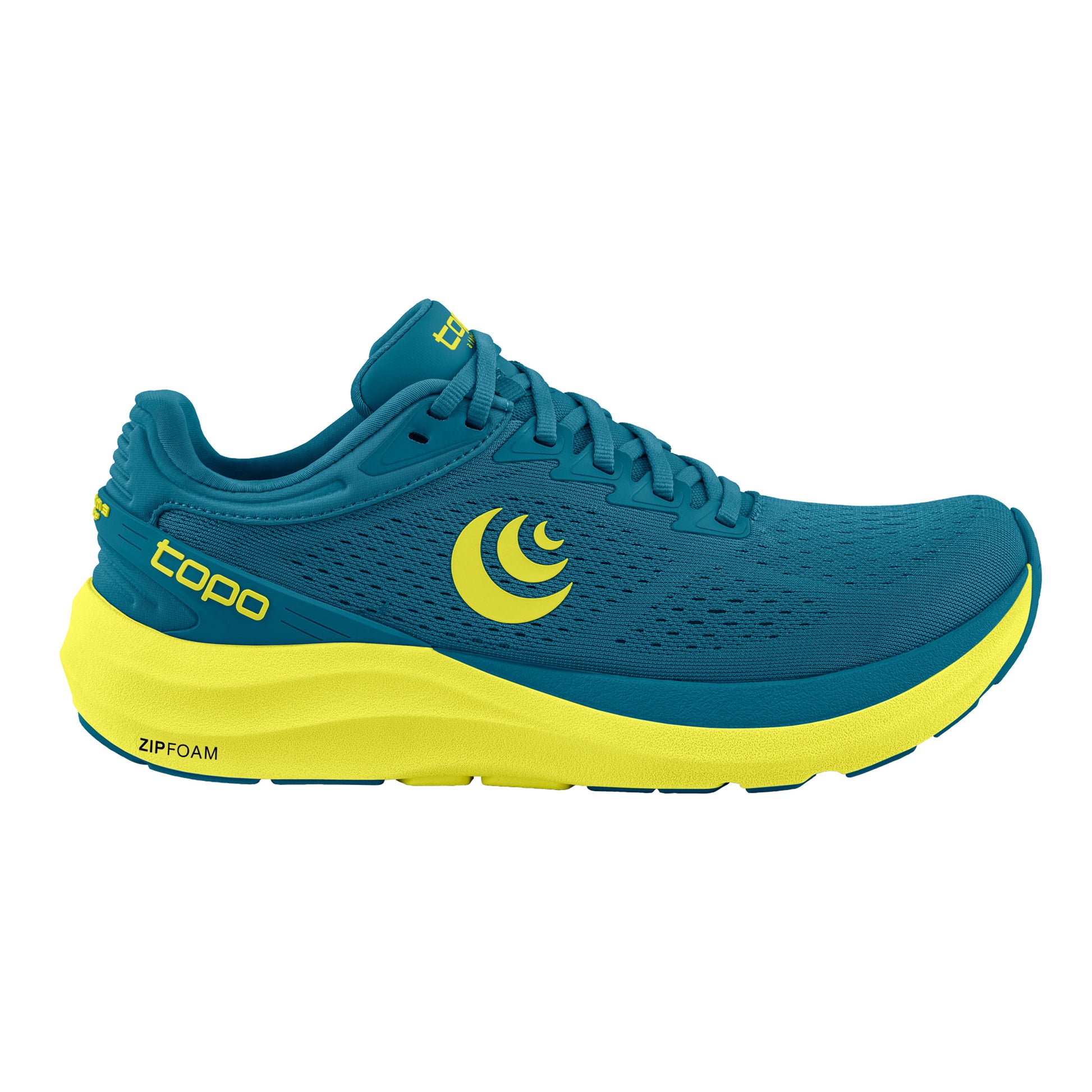 TOPO ATHLETIC Phantom 3 Chaussure de running sans stabilisateurs Hommes - bleu, jaune lemon