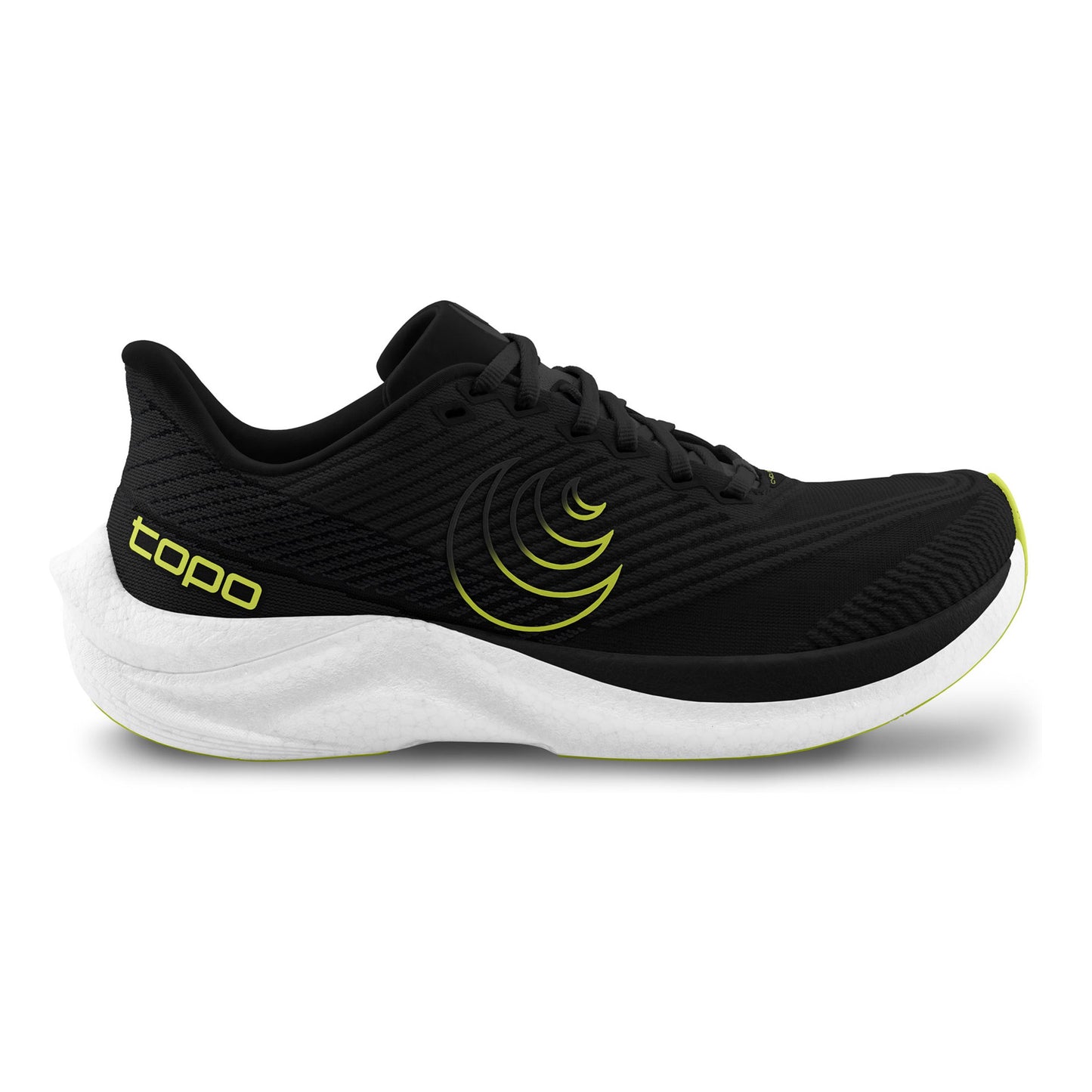 TOPO ATHLETIC Cyclone 3 Wedstrijdschoen Heren-Zwart,Limoen