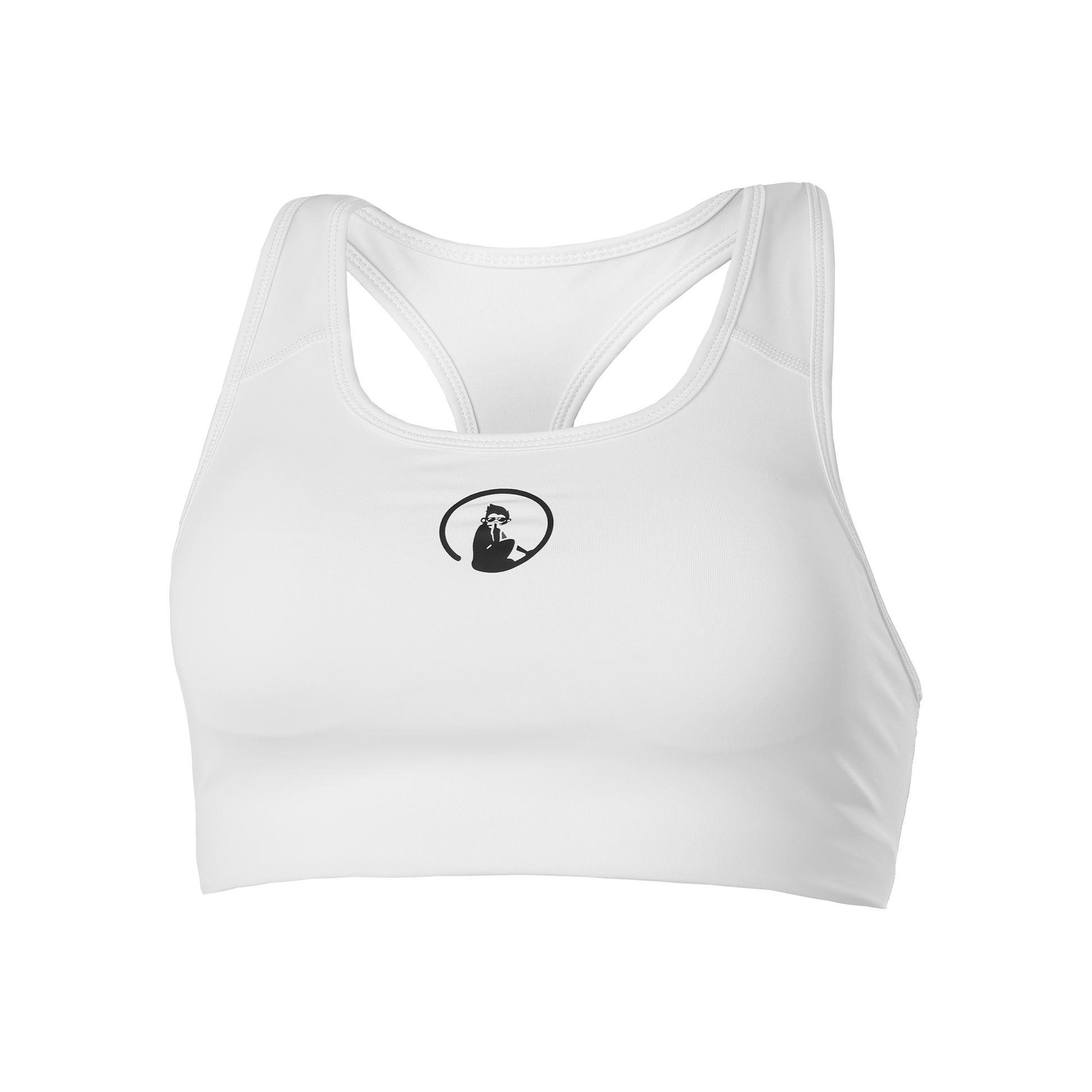 Quiet Please Love Padded Sport-bh Dames - wit,