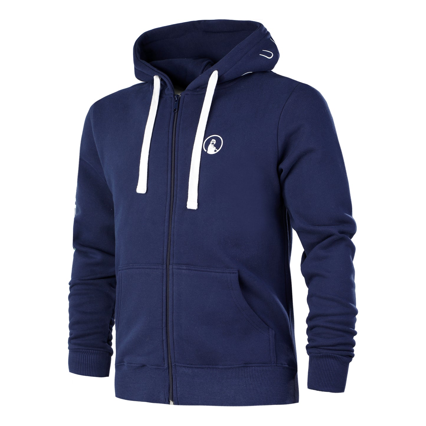 Quiet Please Ocean Gilet en coton Hommes - bleu, turquoise