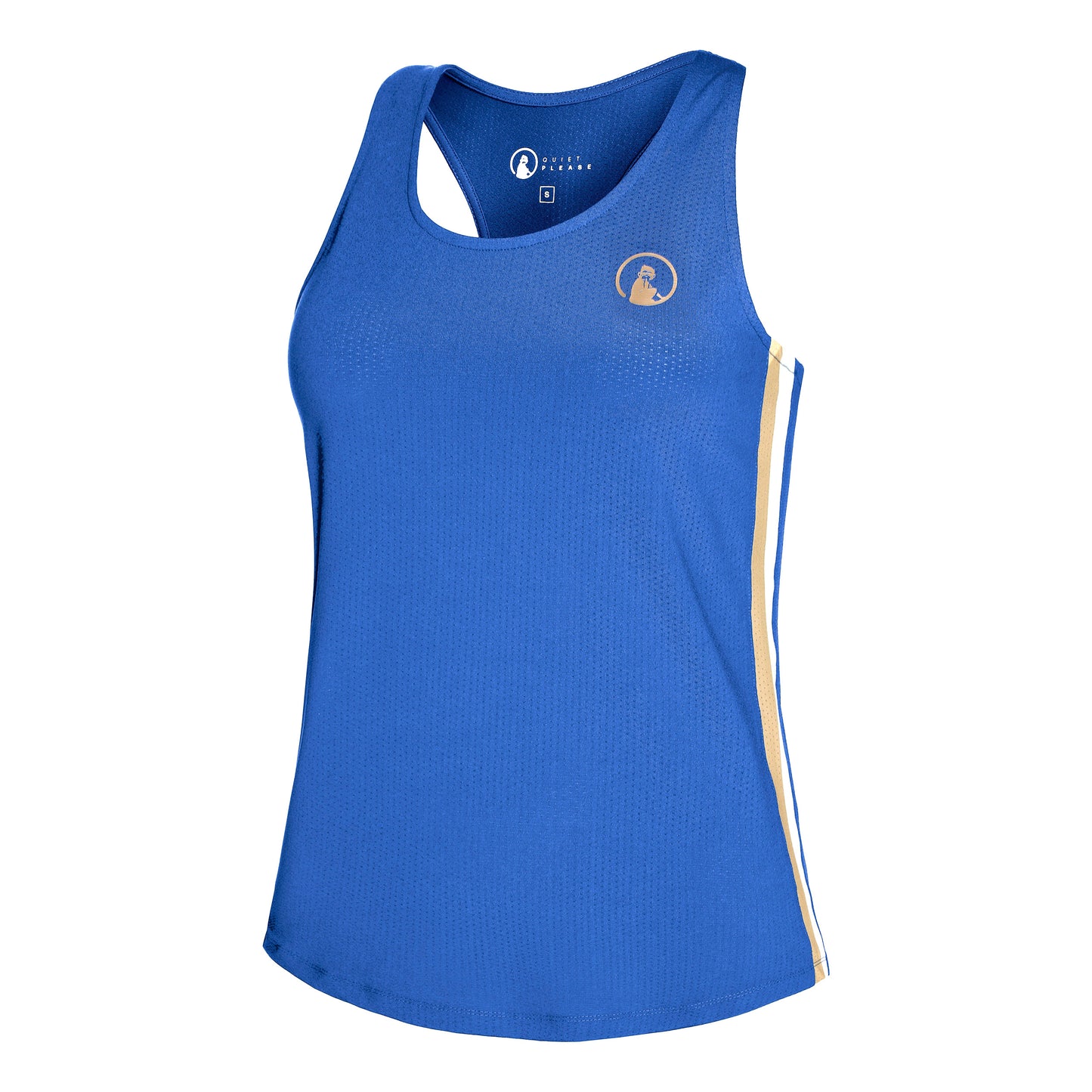 Quiet Please Retro Set Racerback Tanktop Dames - blauw,