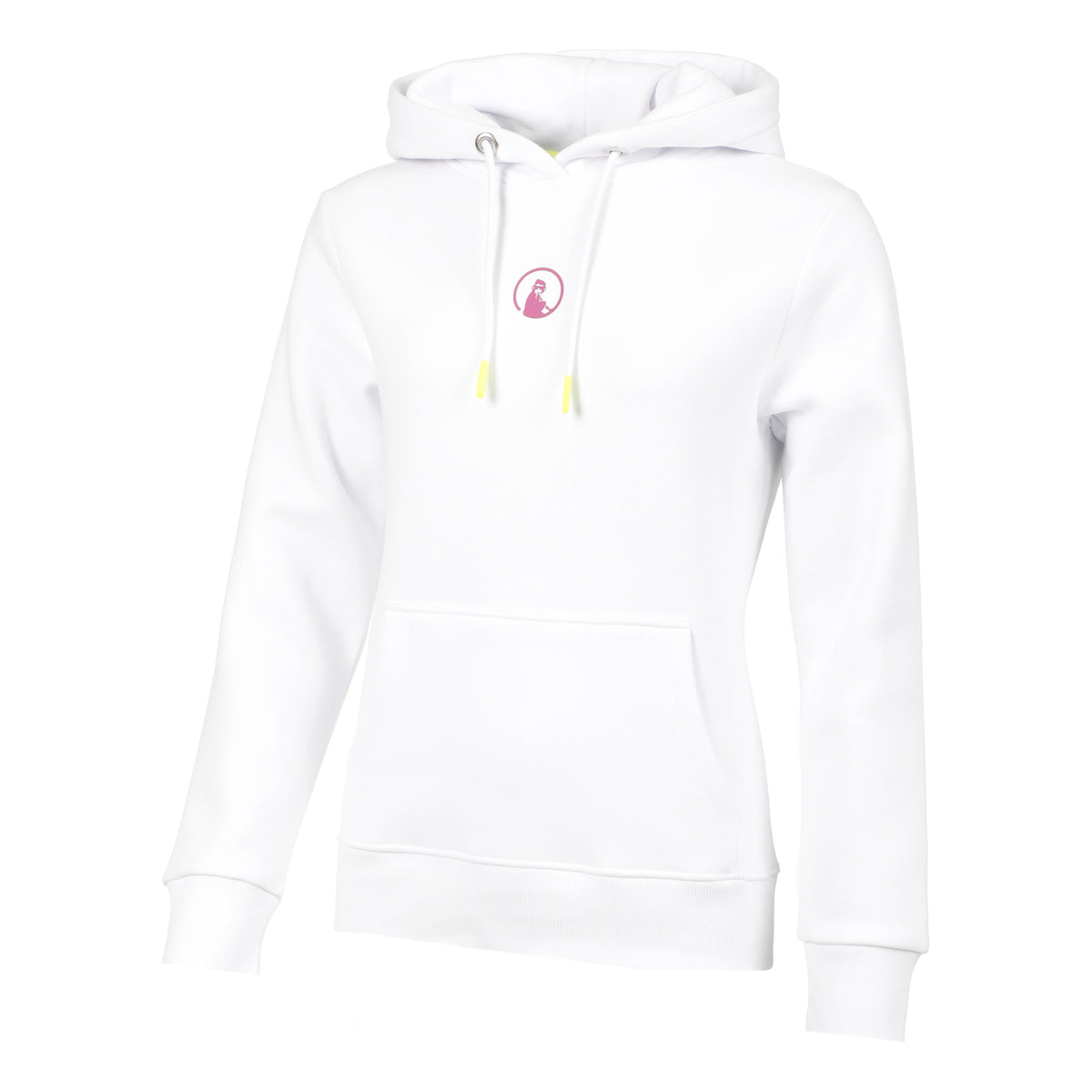 Quiet Please Flashy Sweater met capuchon Dames - wit, veelkleurig