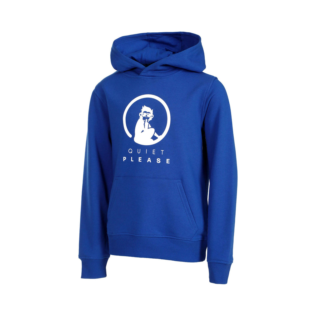 Quiet Please Advantage Logo Sweat à capuche Garçons - bleu,