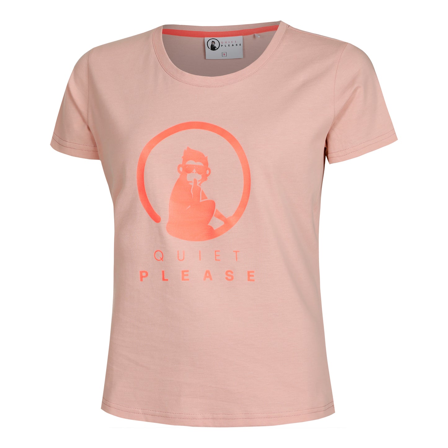 Quiet Please Baseline T-shirt Dames - oud roze, rood