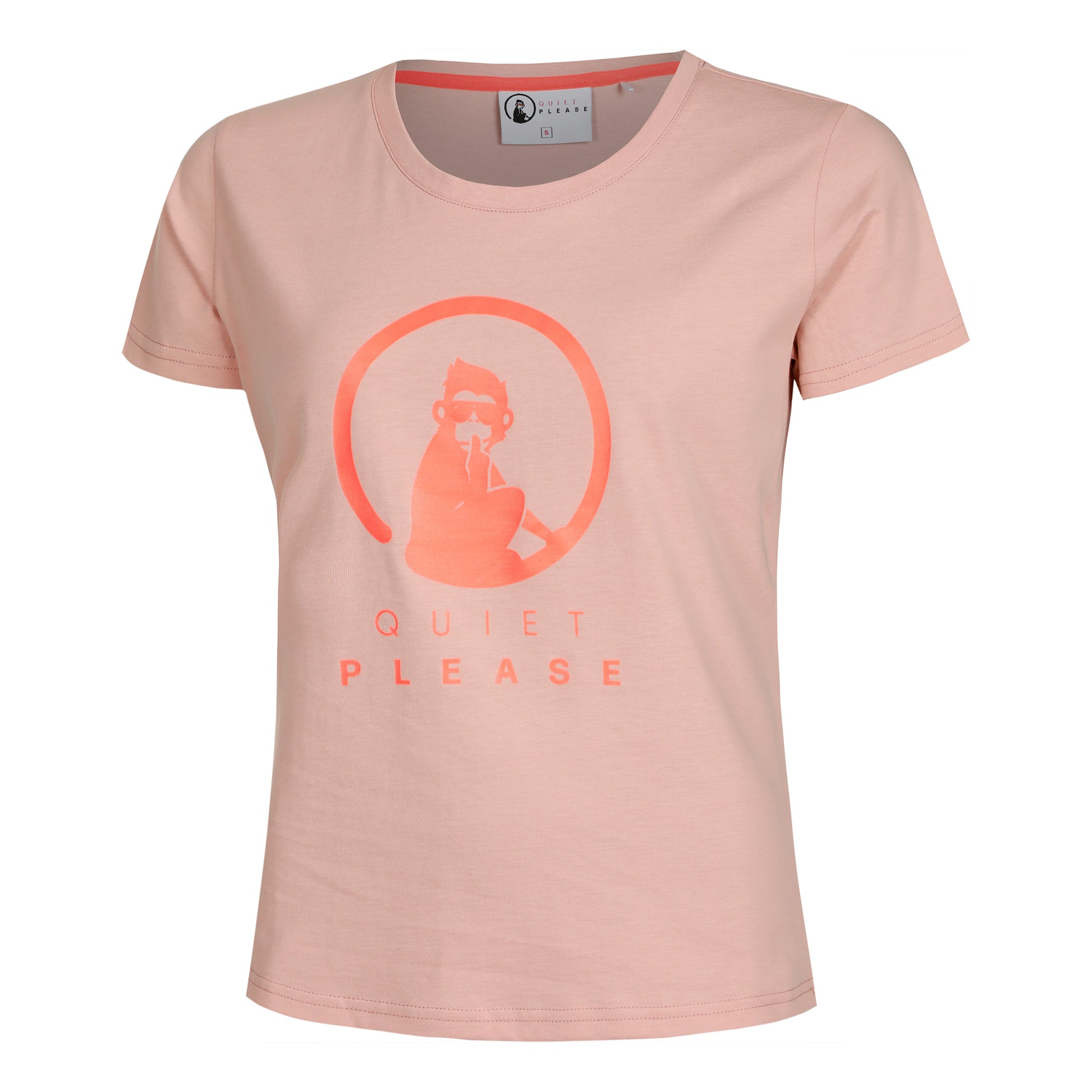 Quiet Please Baseline T-shirt Dames - oud roze, rood