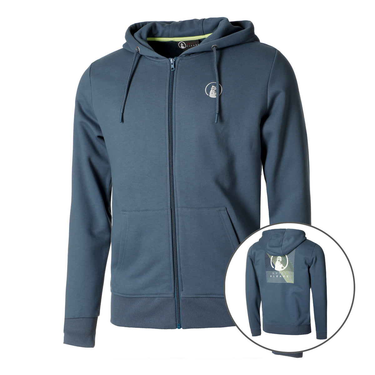 Quiet Please Linear Sportjas Heren - blauw,
