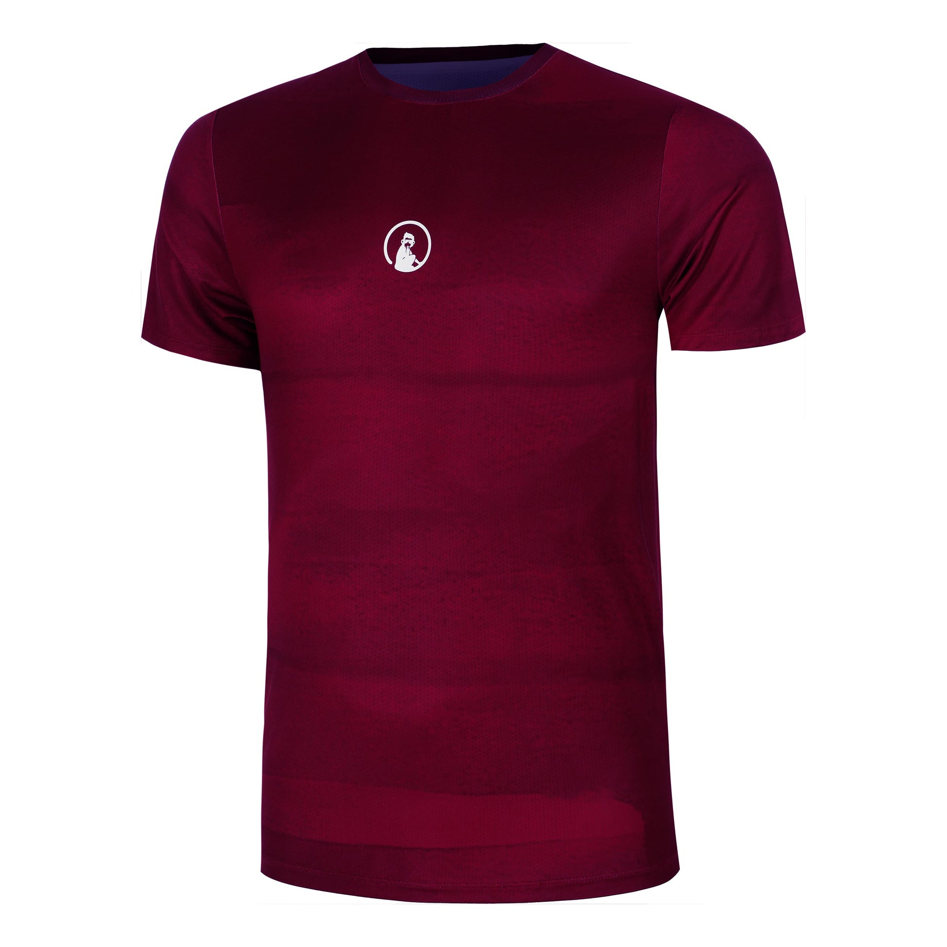 Quiet Please Create Receiver Wipe T-shirt Heren-Wijnrood,Wit