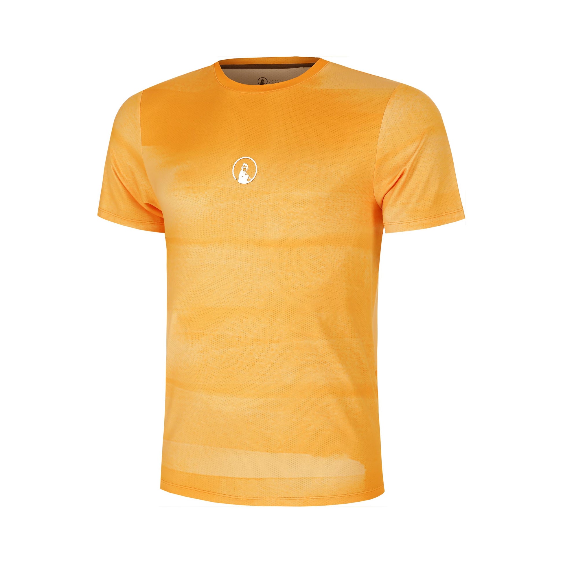 Quiet Please Endlessly Receiver Wipe T-shirt Garçons-Orange,Blanc