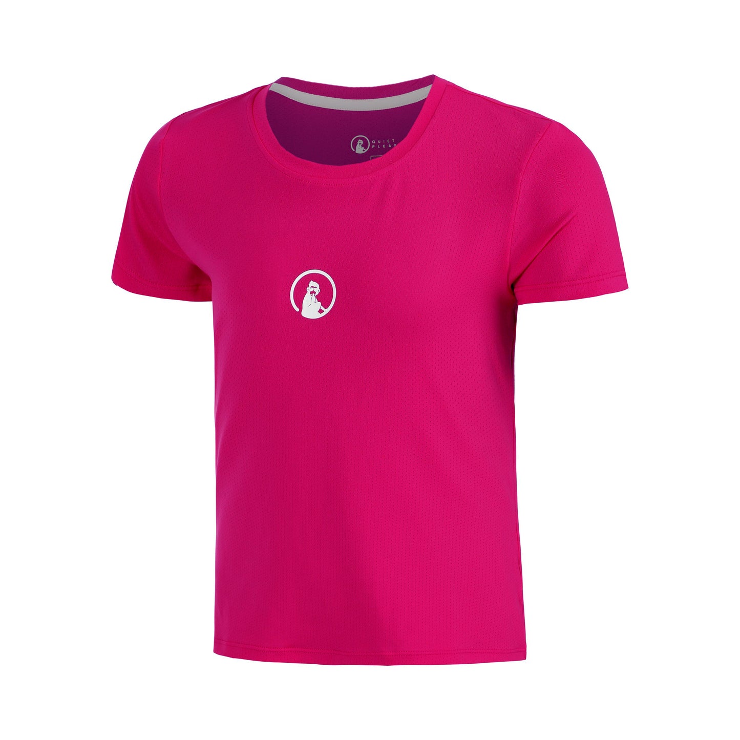 Quiet Please Create Retriever T-shirt Meisjes-Berry,Wit