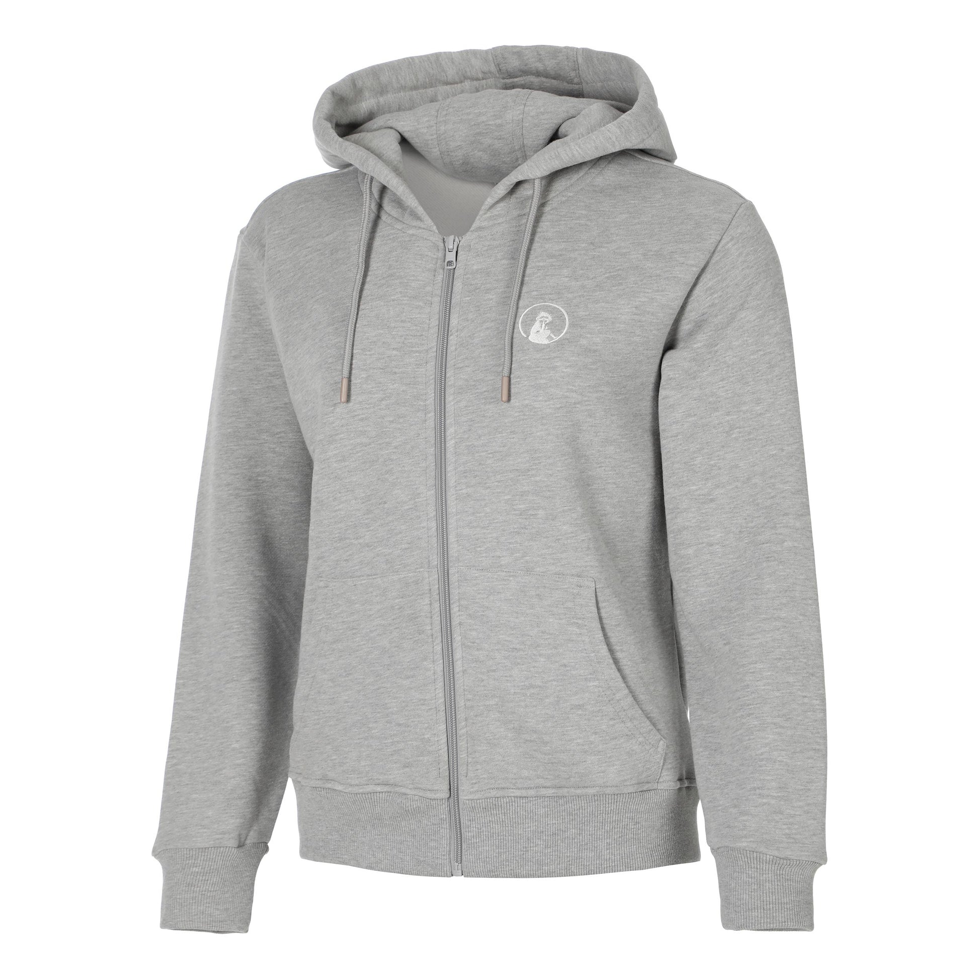 Quiet Please Essential Zip Sportjas Dames-grijs