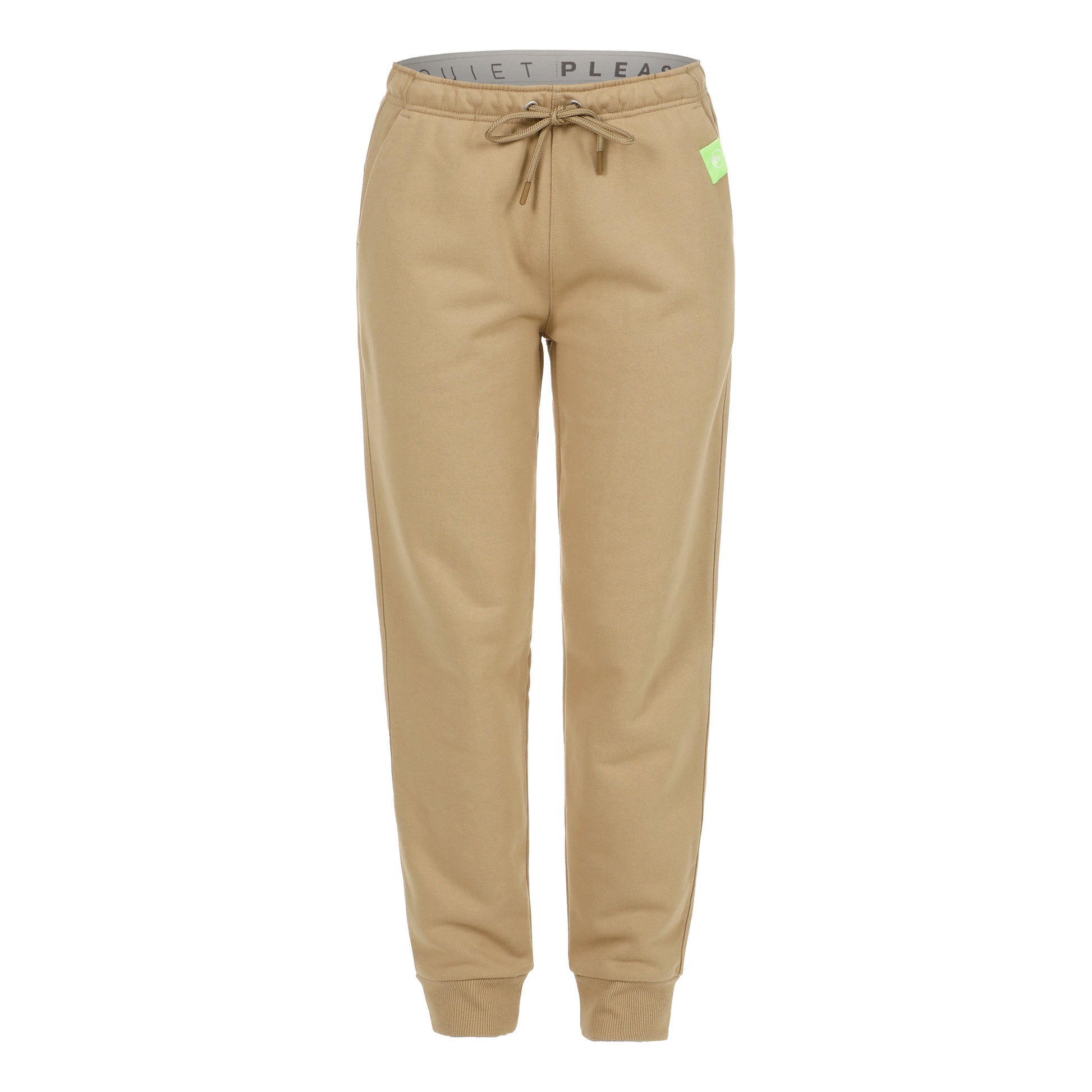 Quiet Please Wild Easy Pantalon Survêtement Femmes-Beige,Vert Fluo