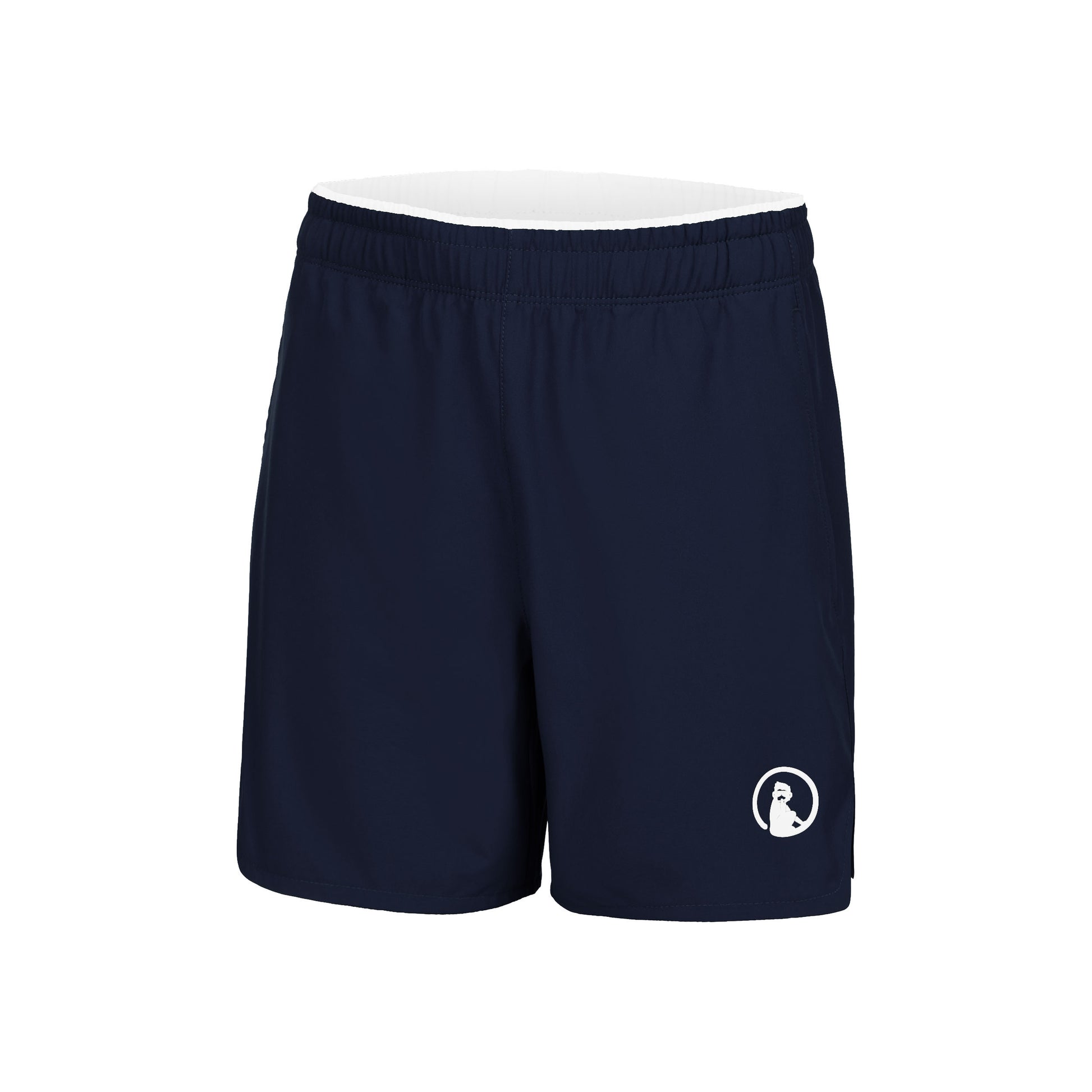 Quiet Please Smash Shorts Jongens-Donkerblauw,Wit