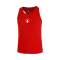 Racerback Tanktop Meisjes-Rood,Wit