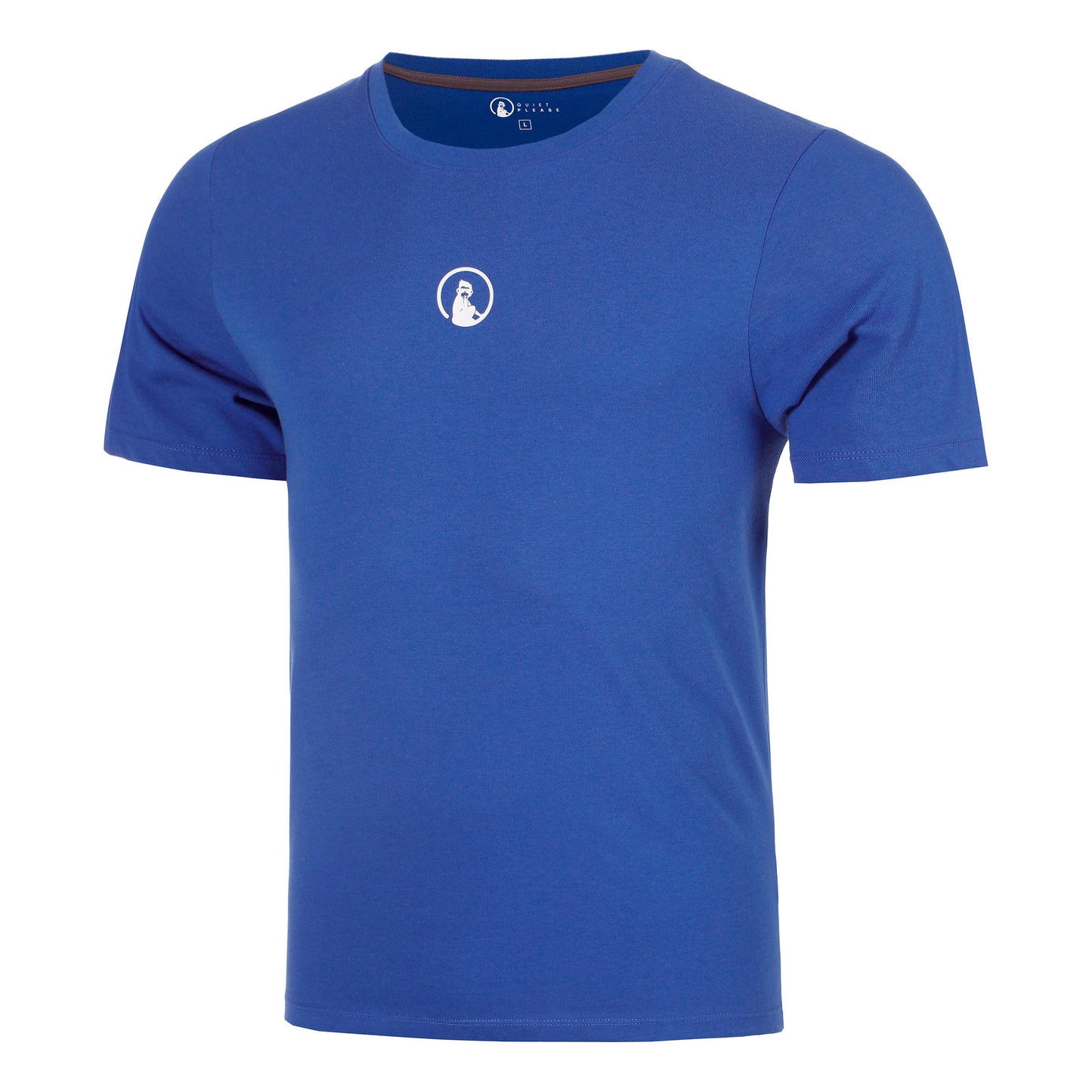 Quiet Please Trainings Small Logo T-shirt Heren - blauw, wit