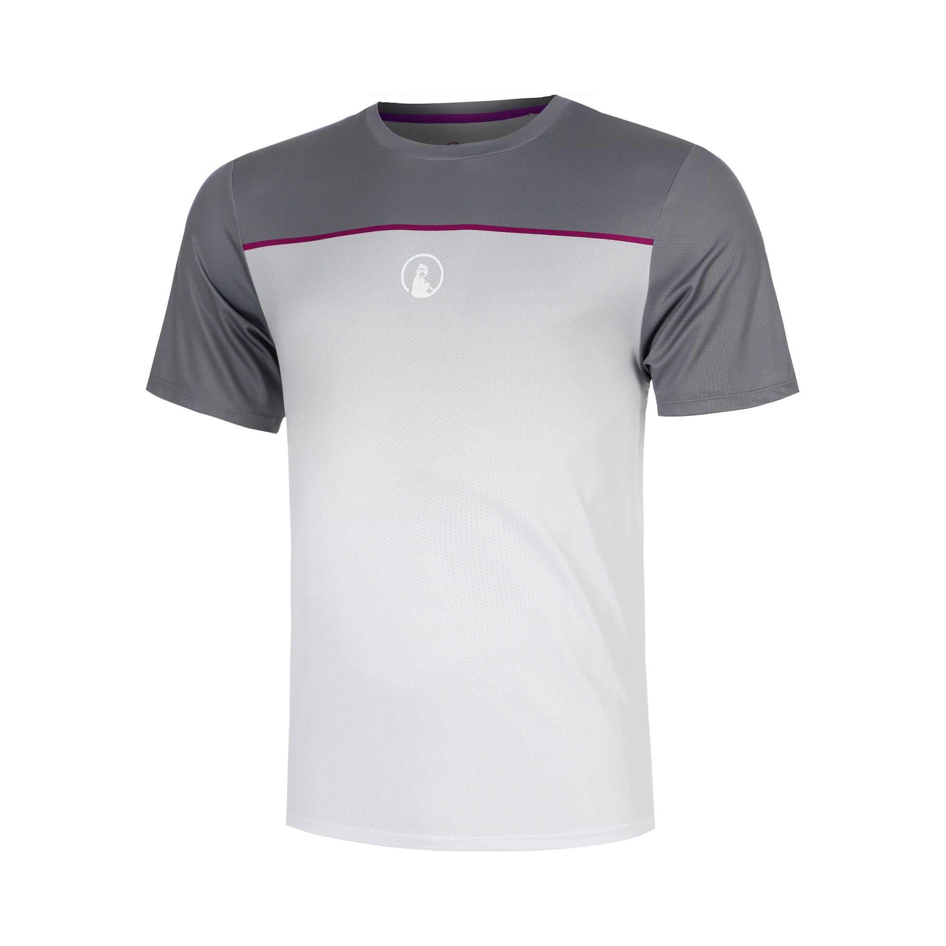 Quiet Please Receiver Faded T-shirt Garçons - gris, blanc