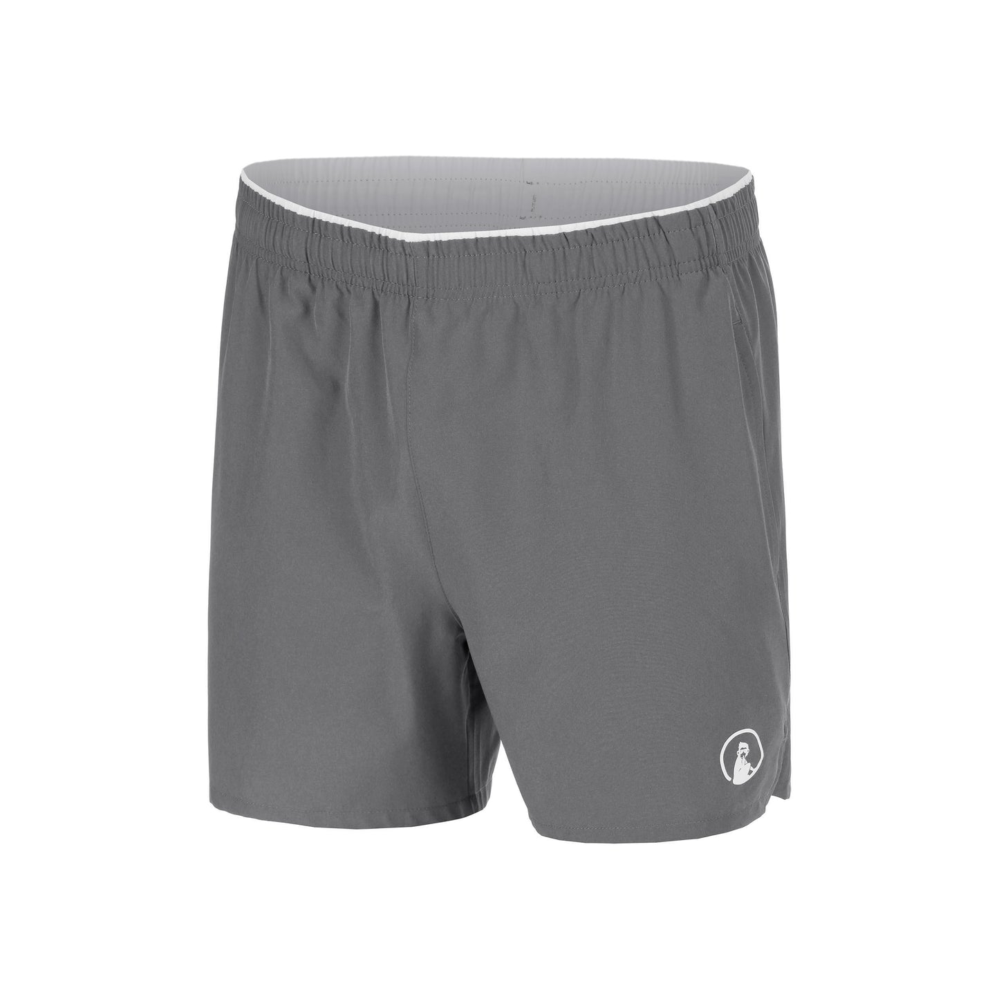 Quiet Please Smash Shorts Garçons - gris, blanc