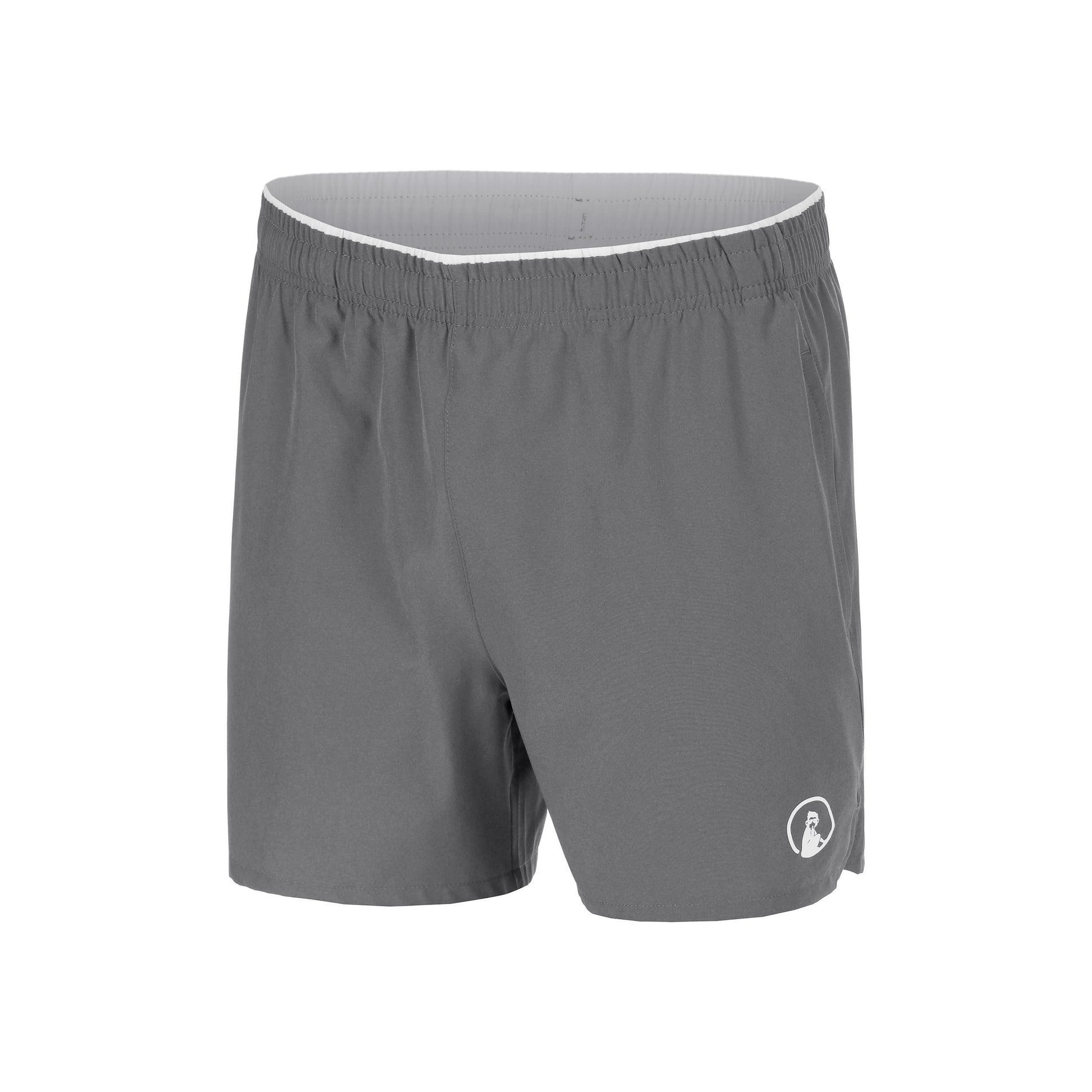 Quiet Please Smash Shorts Garçons - gris, blanc