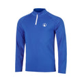 Crushig Serve 1/4 Zip Haut manches longues Garçons - bleu, blanc