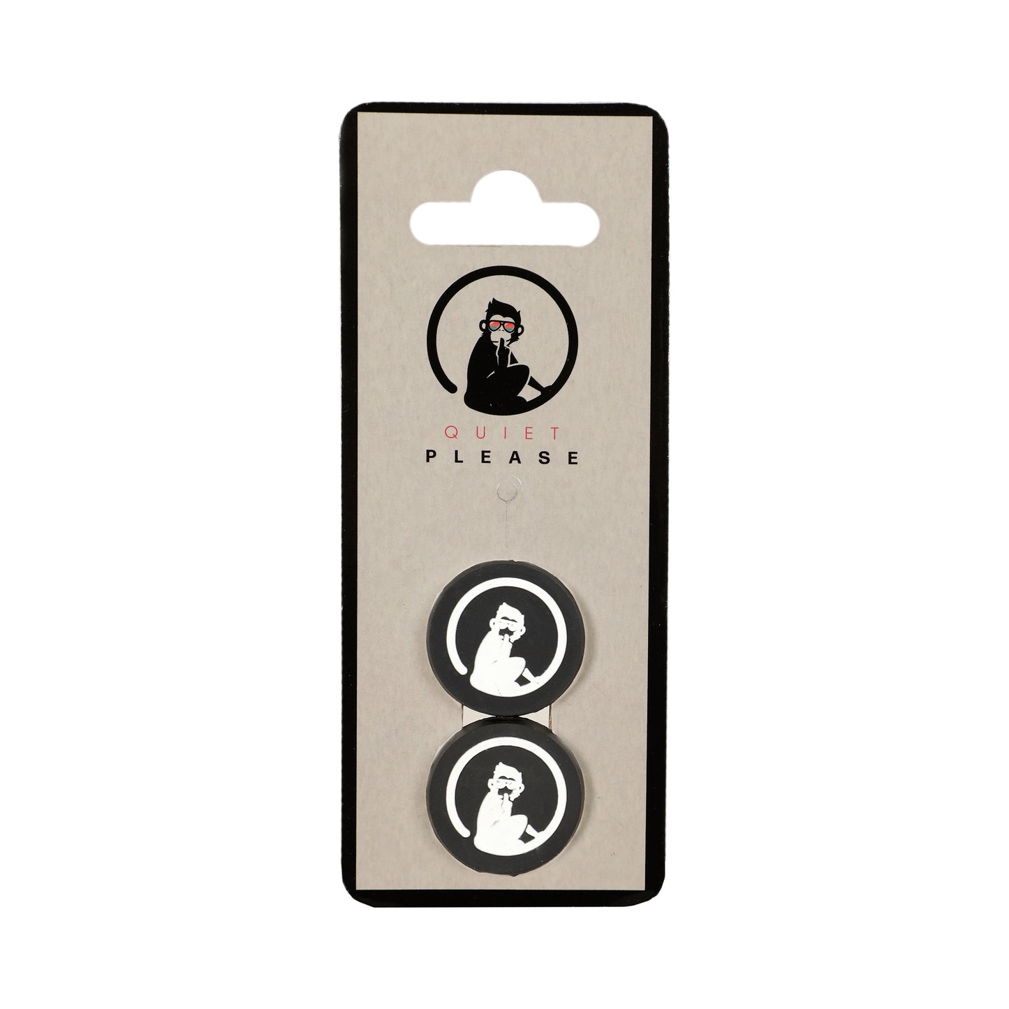 Quiet Please Demper Verpakking 2 Stuks-Zwart