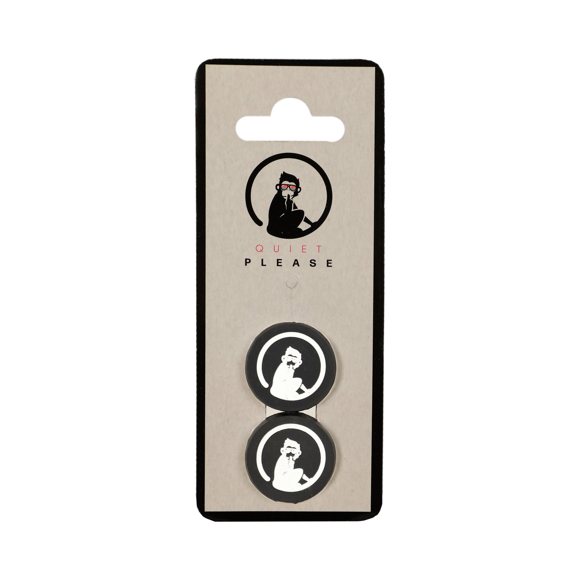 Quiet Please Demper Verpakking 2 Stuks-Zwart