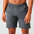 Ace Sports 8 Inch Shorts Heren-donkergrijs, wit