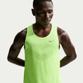 Stride Hardloopshirt Heren - neongeel, zilver