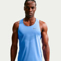 Stride Hardloopshirt Heren - blauw, zilver