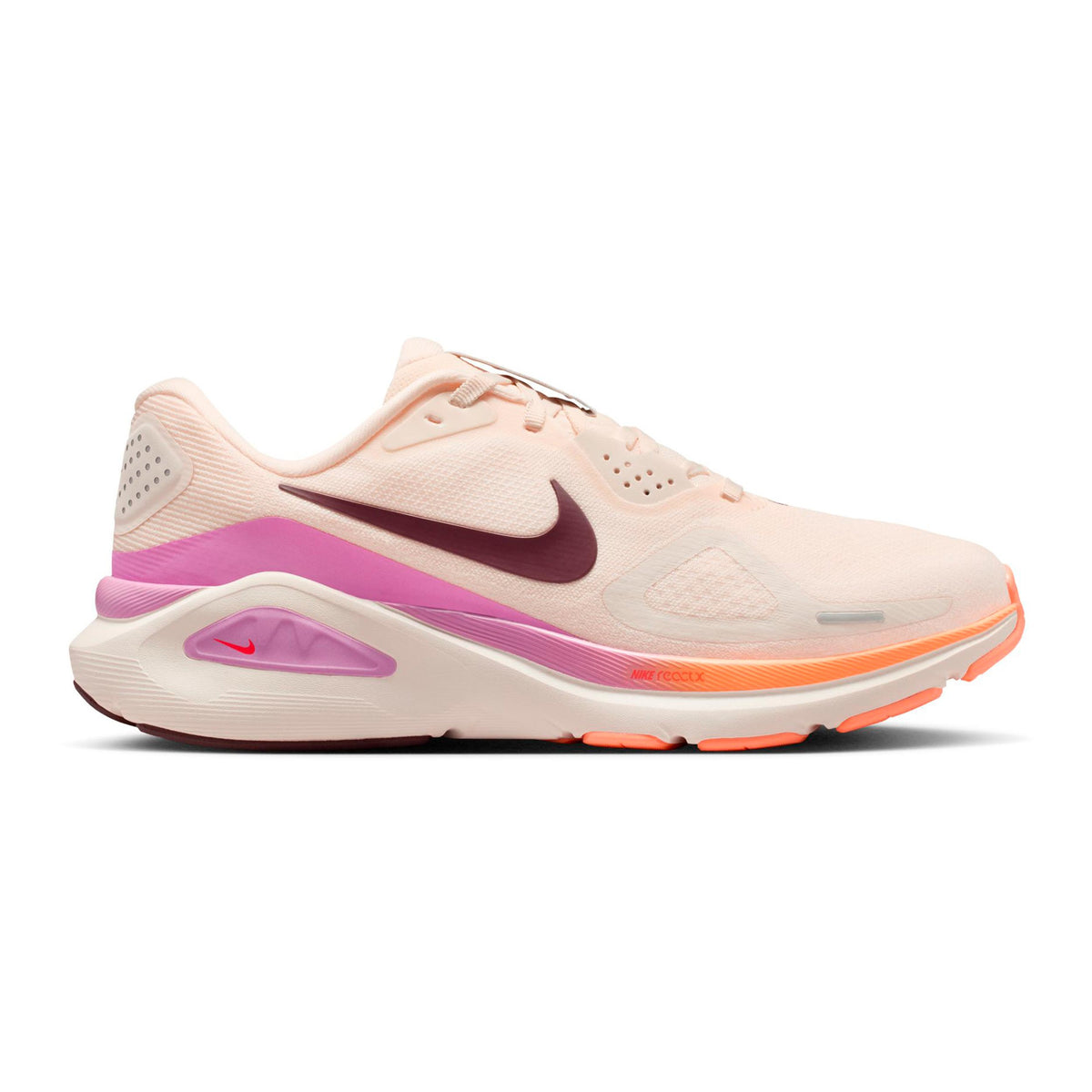 Nike Structure 26 Stabiliteitsschoen Dames - abrikoos, lila