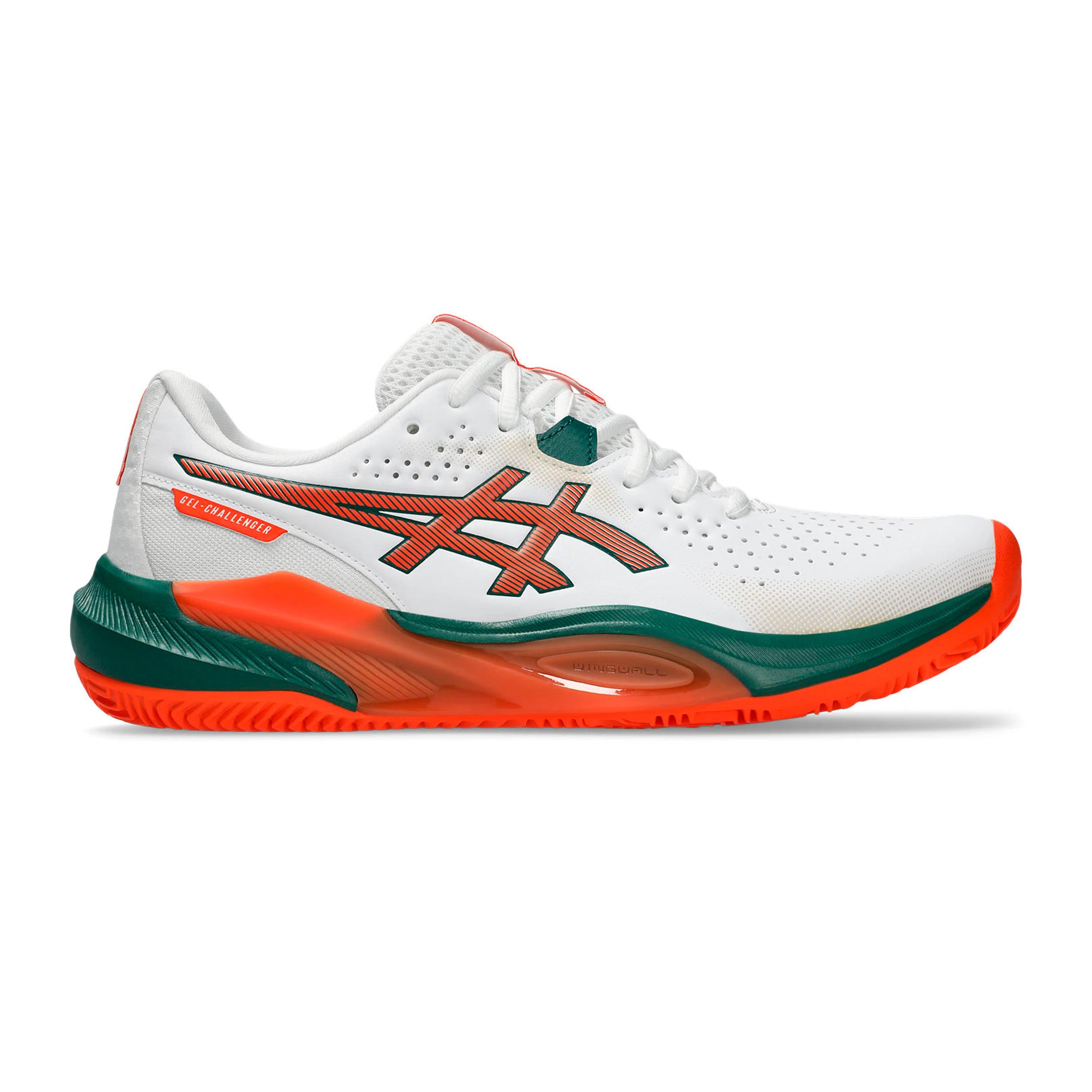 ASICS Gel-Challenger 15 Padel schoen Heren - wit, donkergroen