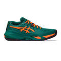 Gel-Resolution X Padel schoen Heren - donkergroen, neonoranje