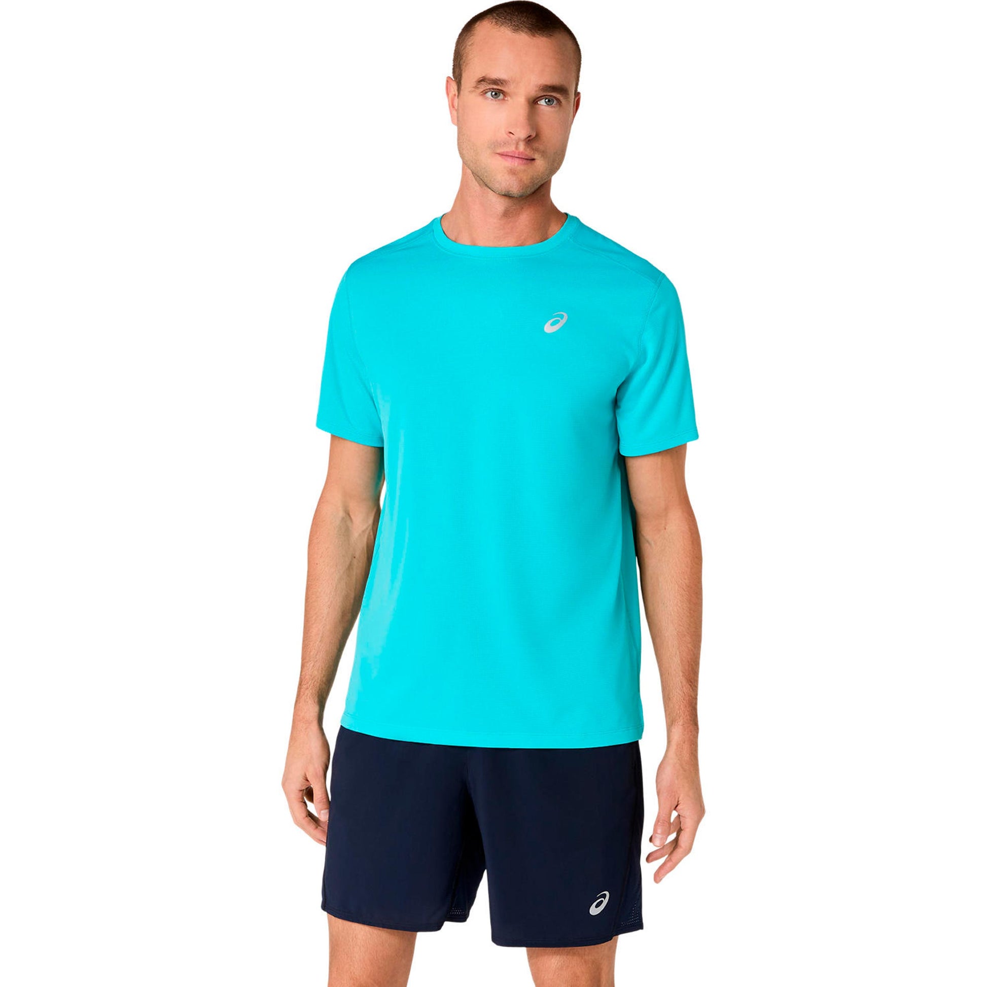 ASICS Core  Hardloopshirt Heren - turkoois