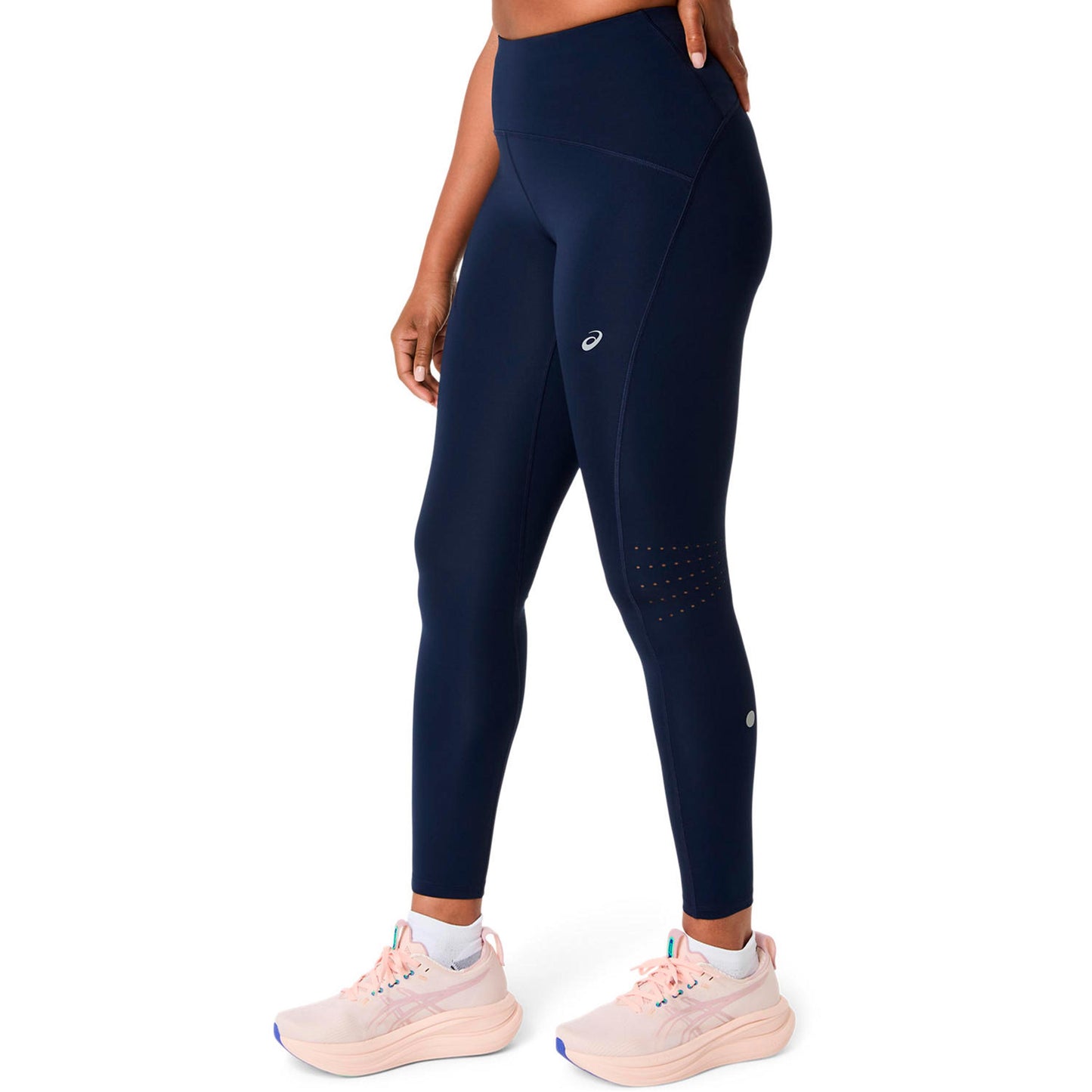 ASICS Road High Waist  Hardlooplegging Dames - donkerblauw
