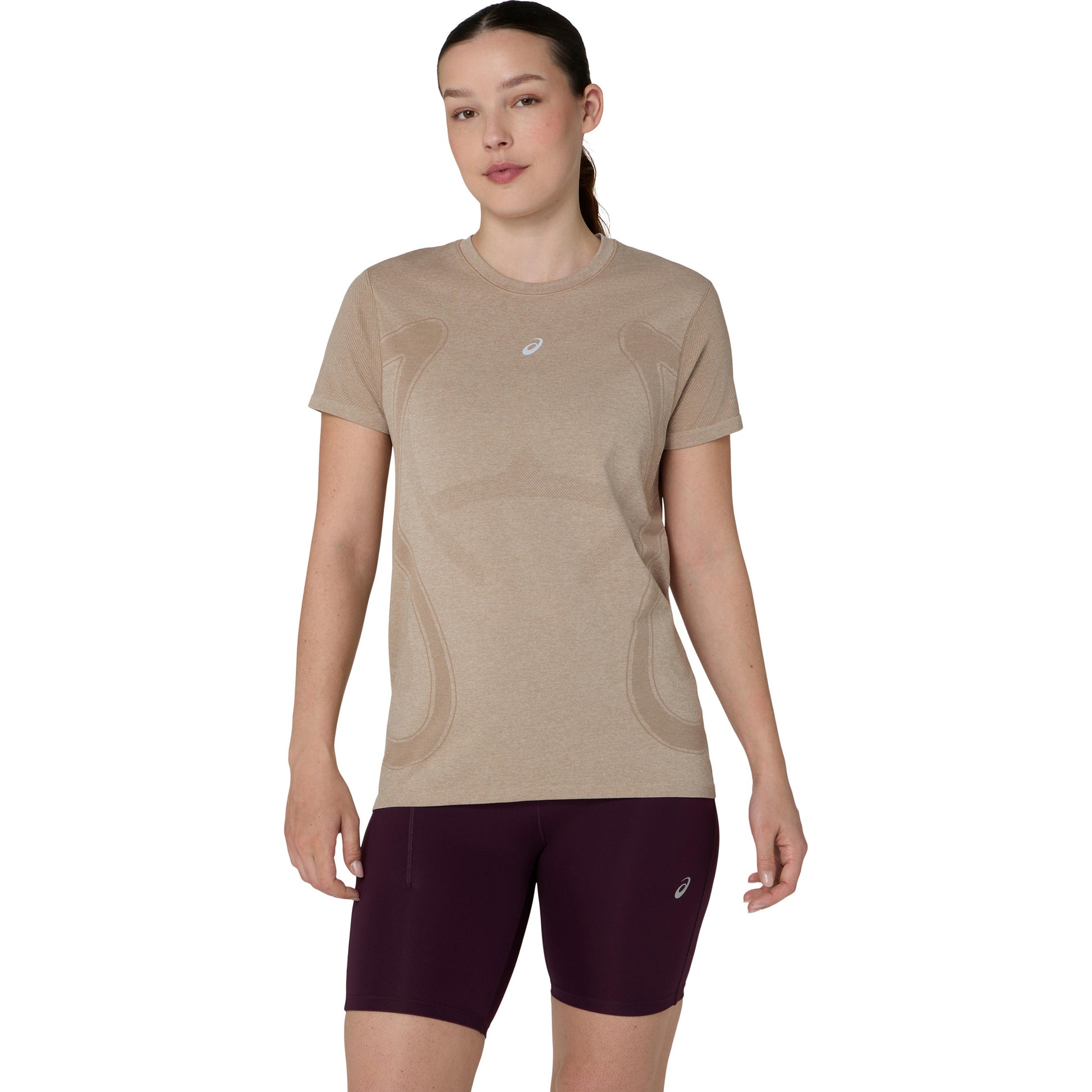 ASICS Road Seamless  Hardloopshirt Dames - beige