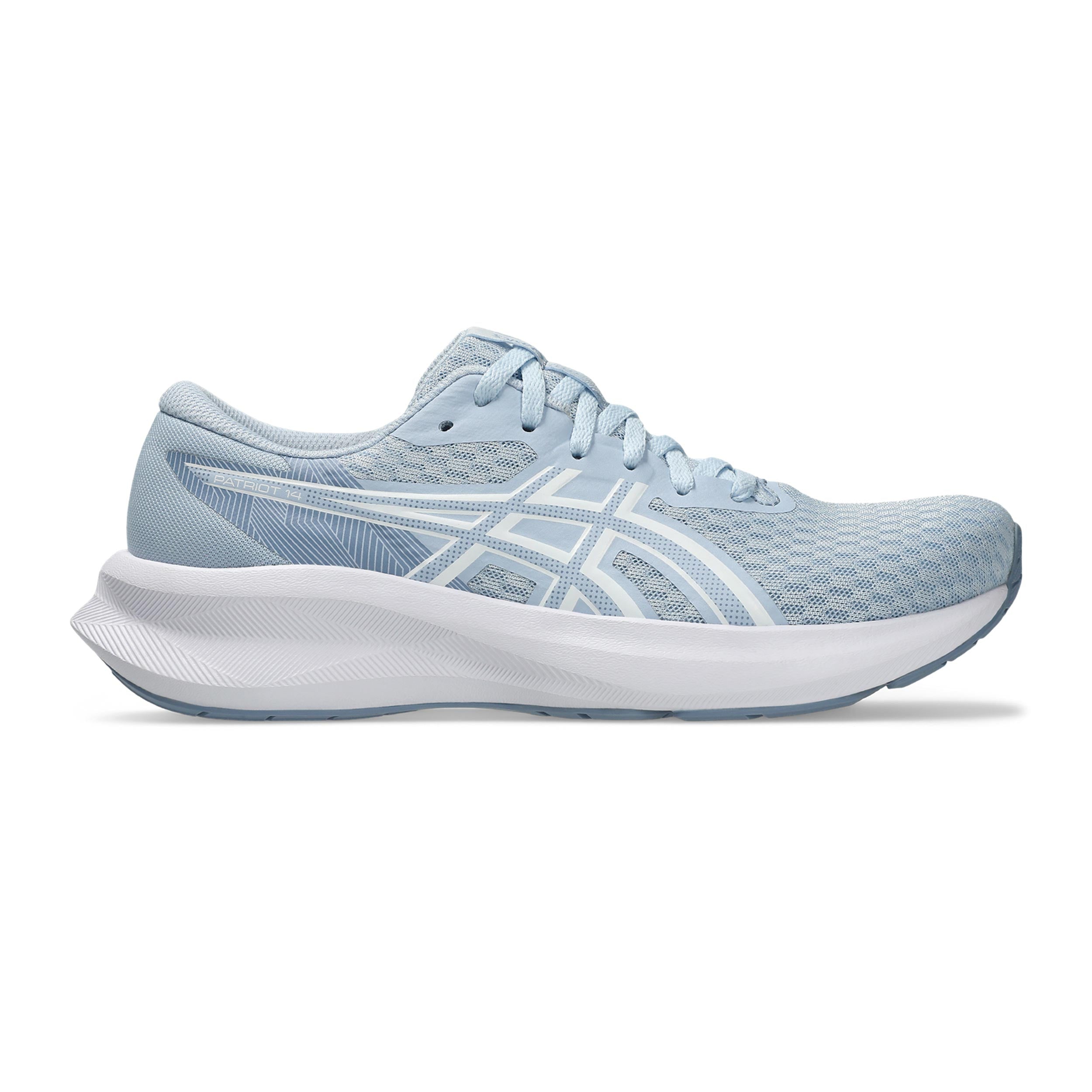 ASICS PATRIOT 14 Chaussure de running sans stabilisateurs Femmes - bleu clair, blanc