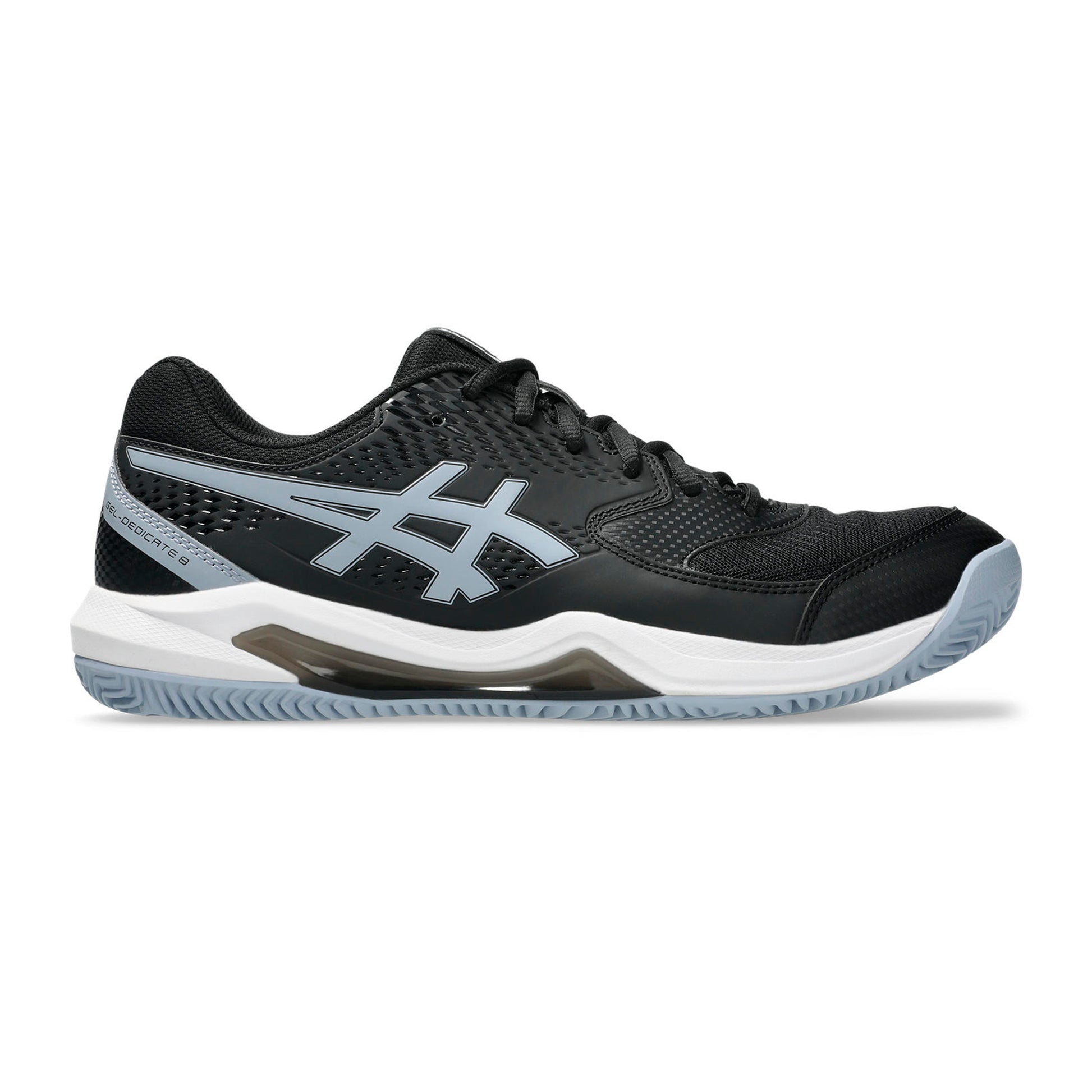 ASICS Gel-Dedicate 8 Gravelschoen Heren - zwart, grijs