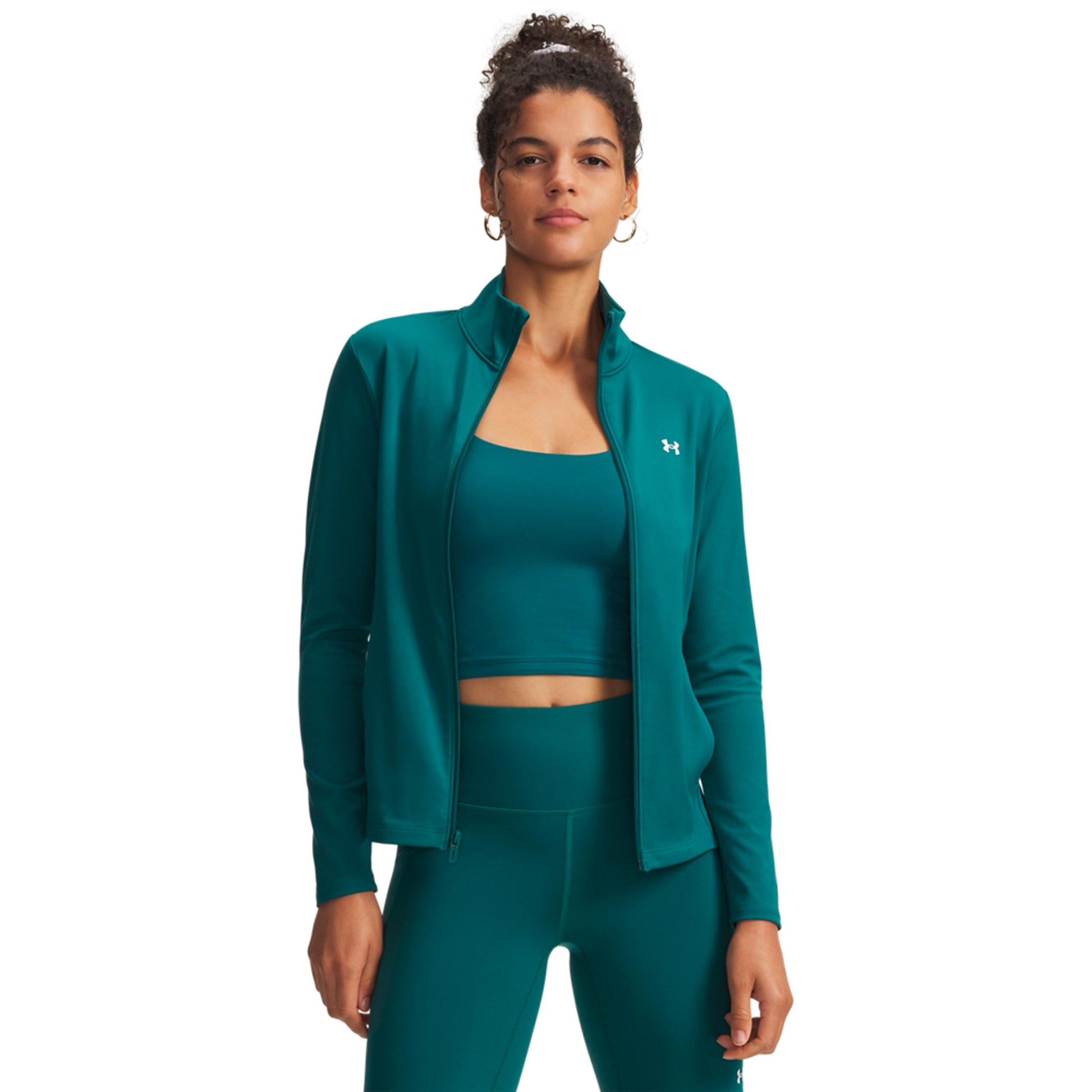 Under Armour Motion Veste de survêtement Femmes-vert, blanc