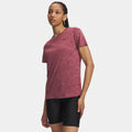 Tech Twist T-shirt Dames - rood, donkerrood