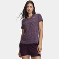 Tech Twist T-shirt Dames - lila, oud roze