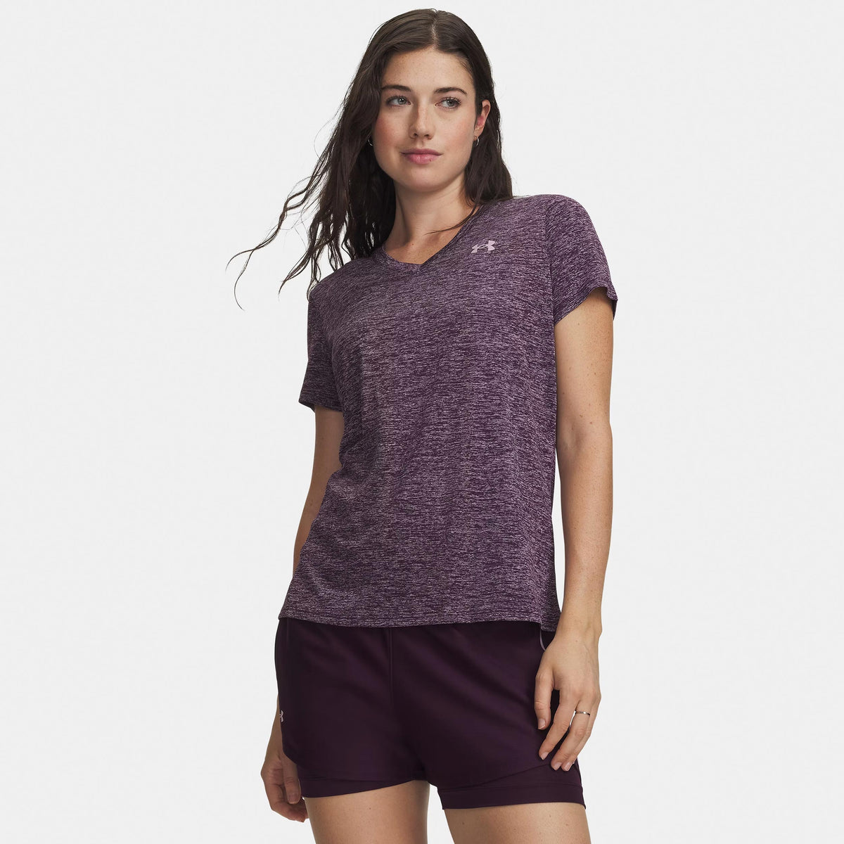 Under Armour Tech Twist T-shirt Femmes - lilas, vieux rose