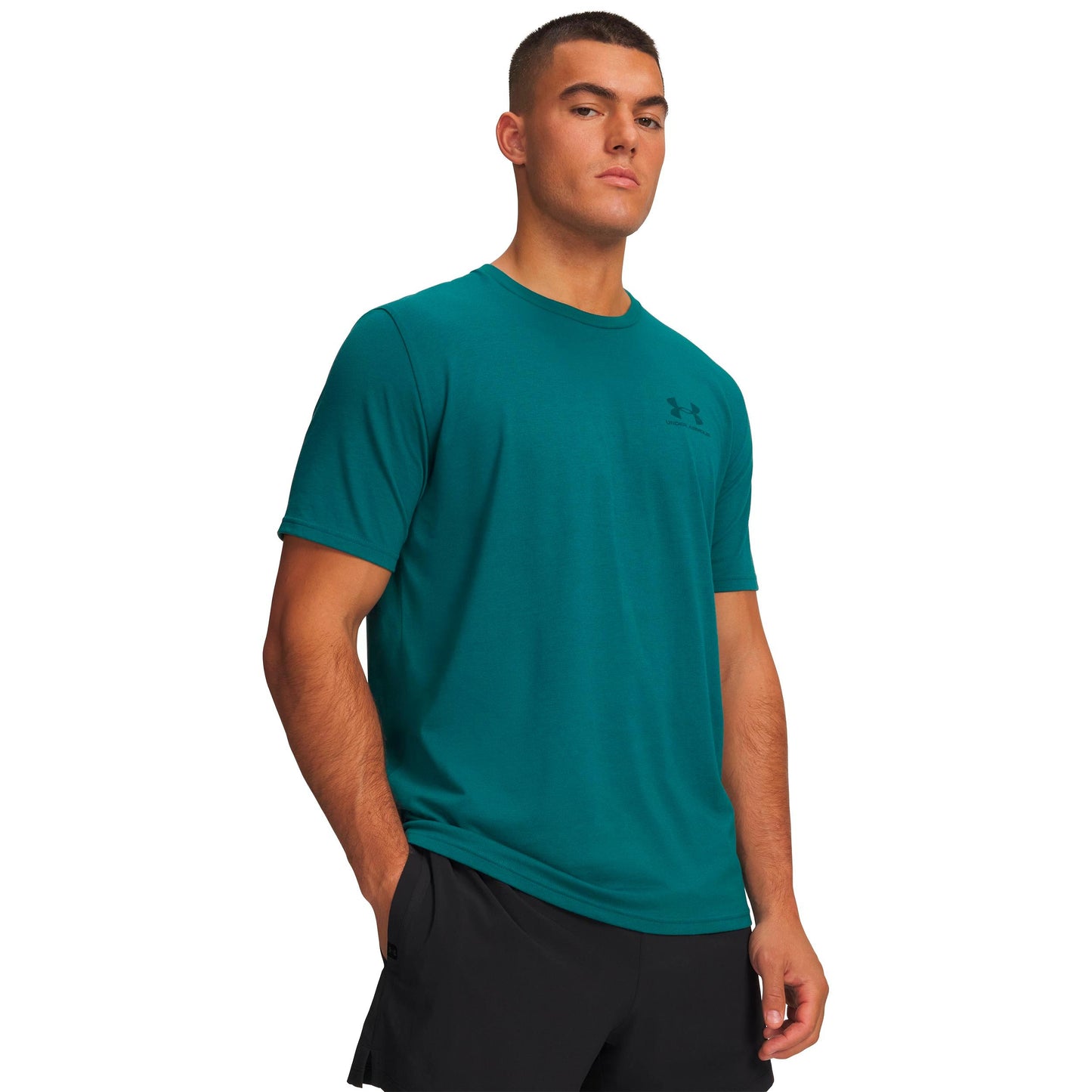 Under Armour Sportstyle Left Chef T-shirt Hommes-vert, vert