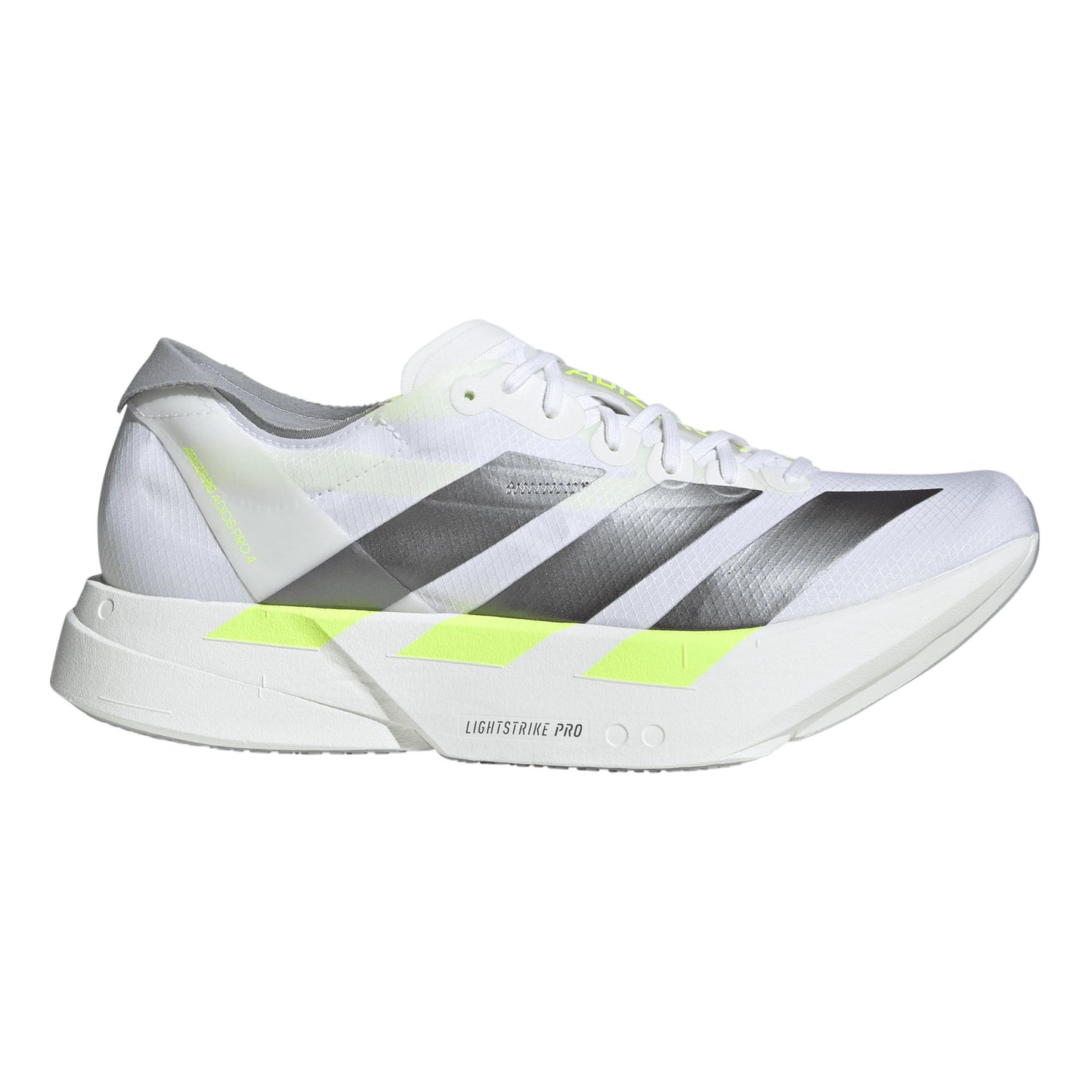 adidas adizero Adios Pro 4 Wedstrijdschoen Heren - wit, grijs