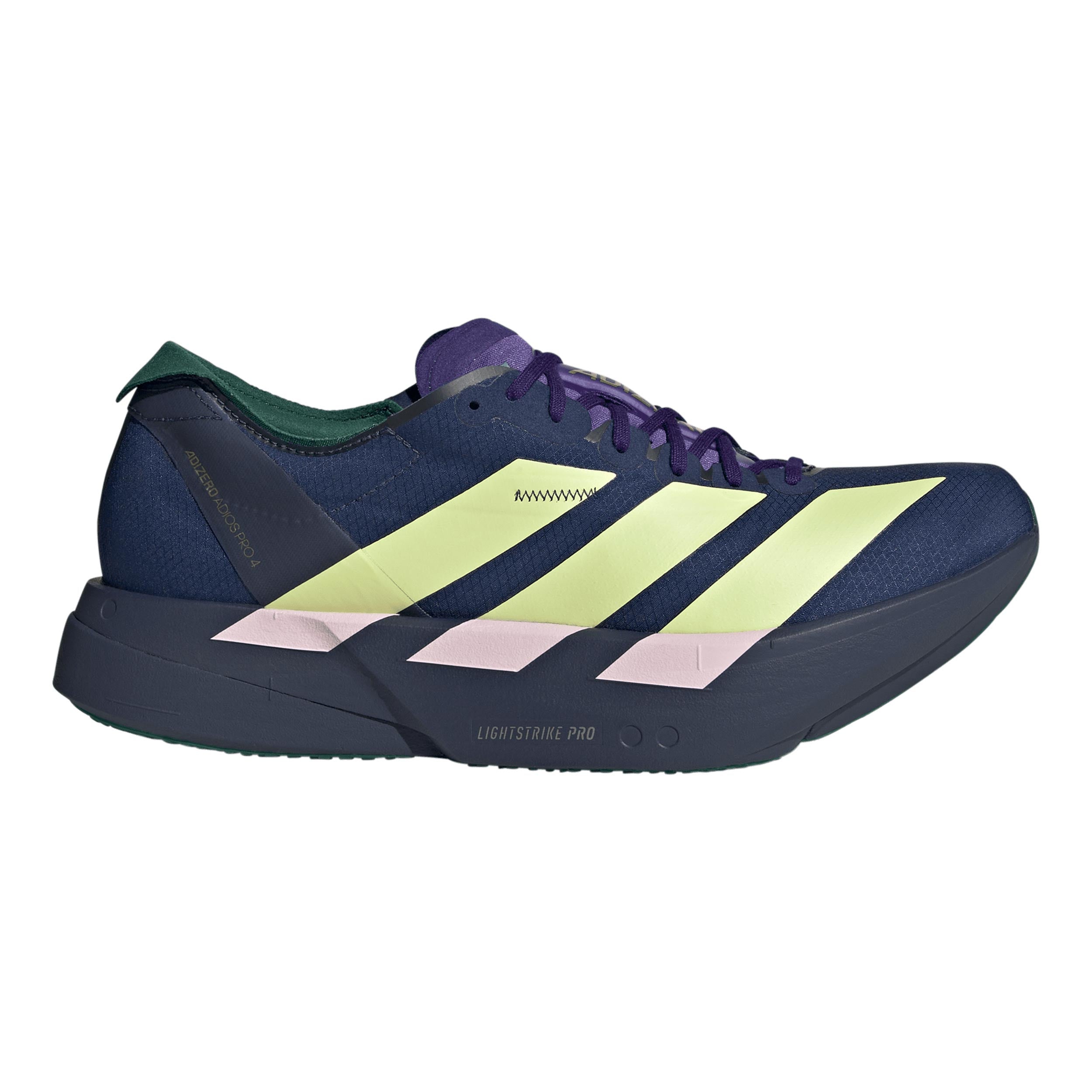 adidas adizero Adios Pro 4 Wedstrijdschoen Heren - donkerblauw, geel