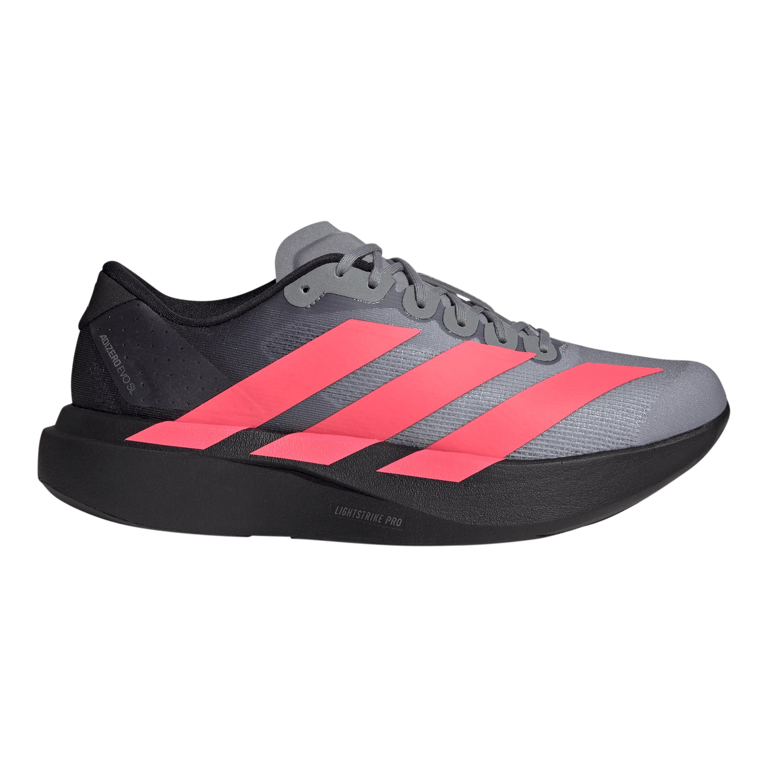 adidas adizero Evo SL Chaussure de compétition Hommes - gris foncé, rouge