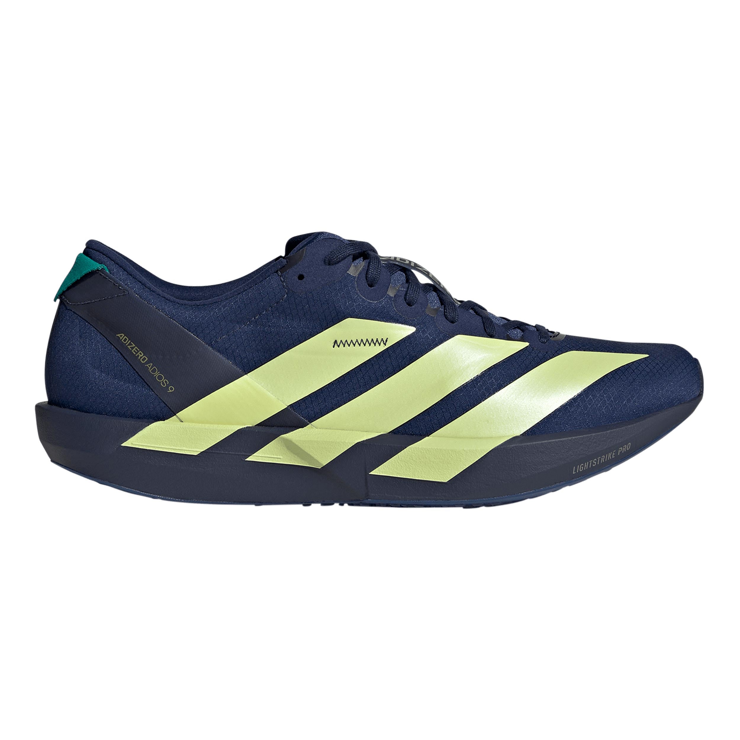 adidas adizero Adios 9 Chaussure de compétition Hommes - bleu foncé, jaune